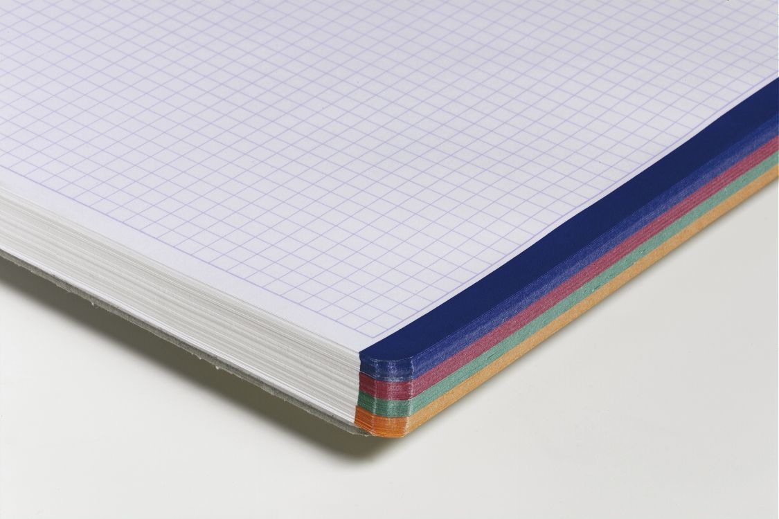 CLAIREFONTAINE Carnet spirale Studium A4 8279 5mm, ass. 80 feuilles