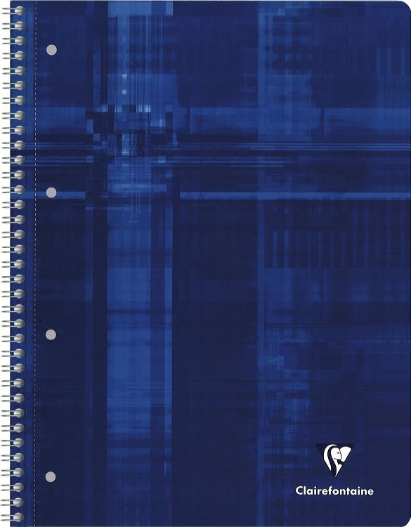 photo CLAIREFONTAINE Cahier spirale Studium A4 8279C ass., quadrillé, 5mm 80 feui.