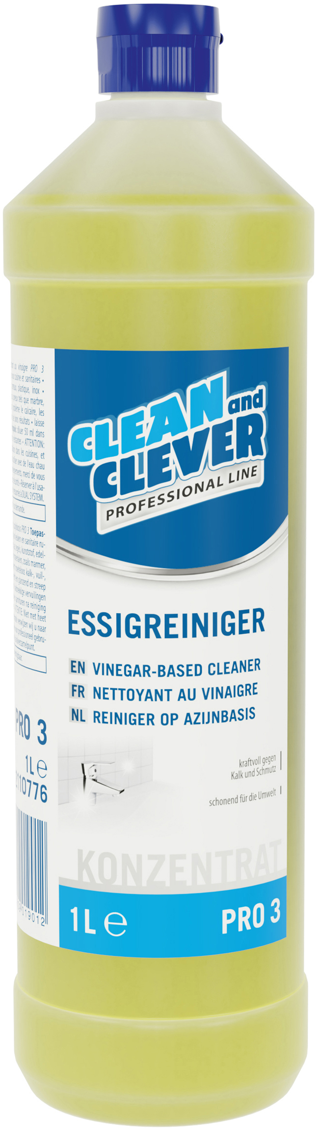 photo CLEAN AND CLEVER Nettoyant au vinaigre PRO3 1lt 26542 PRO3