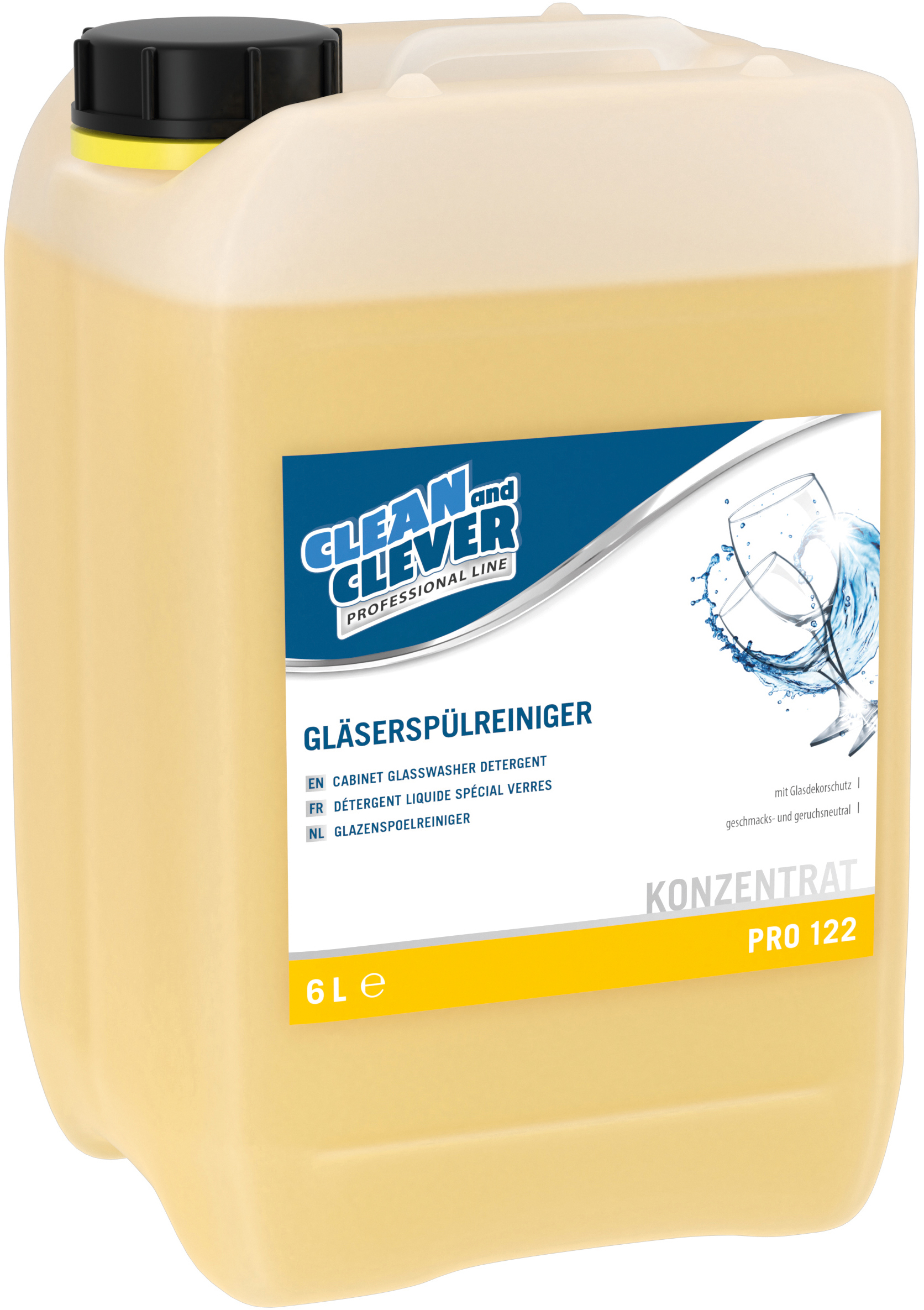 photo CLEAN AND CLEVER Détergent pour lave-verres 6lt 37407 PRO122