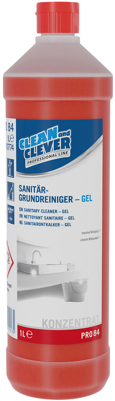 photo CLEAN AND CLEVER Nettoyant sanitaire 1lt 37595 PRO84