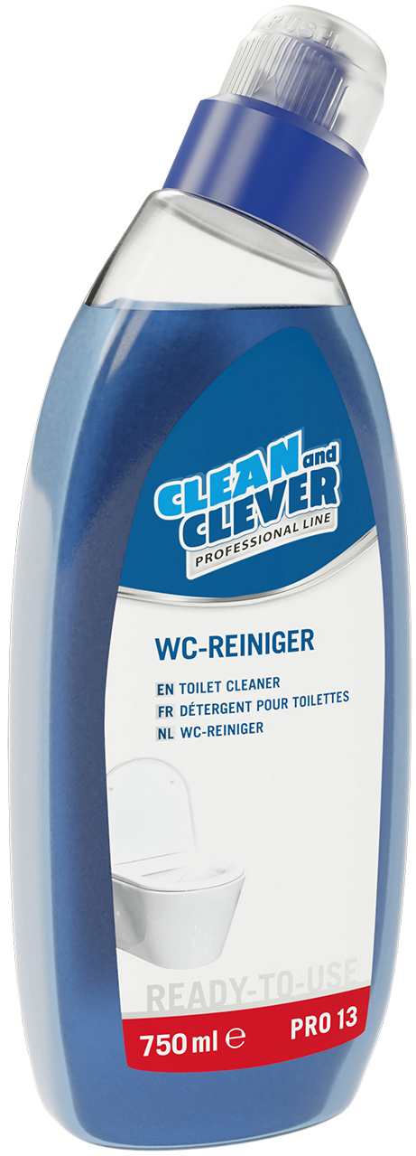 photo CLEAN AND CLEVER Nettoyant C bleu 750ml 37597 PRO13