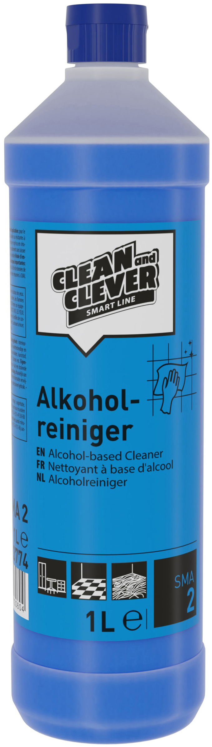 photo CLEAN AND CLEVER Nettoyant à l'alcool SMA2 1lt 37606