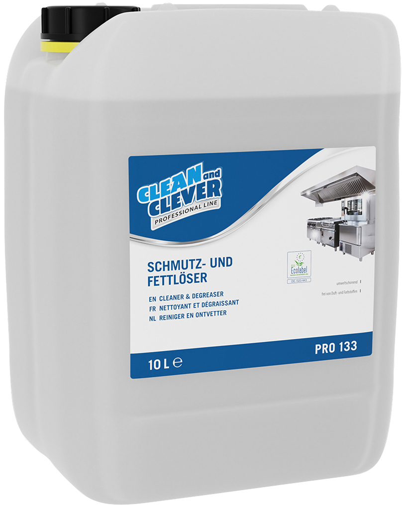 photo CLEAN AND CLEVER Dégraissant/détachant 10lt 37651 concentré PRO133