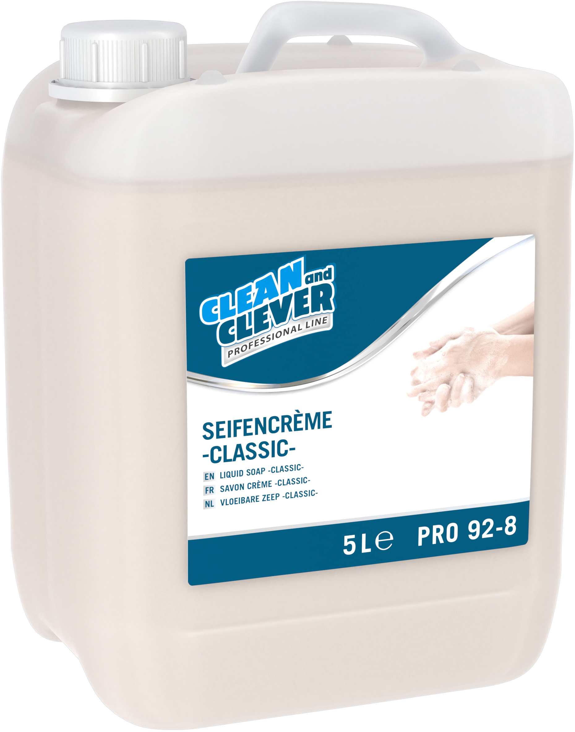 CLEAN AND CLEVER Seifencreme Weiss PRO92-8 5 lt 40657