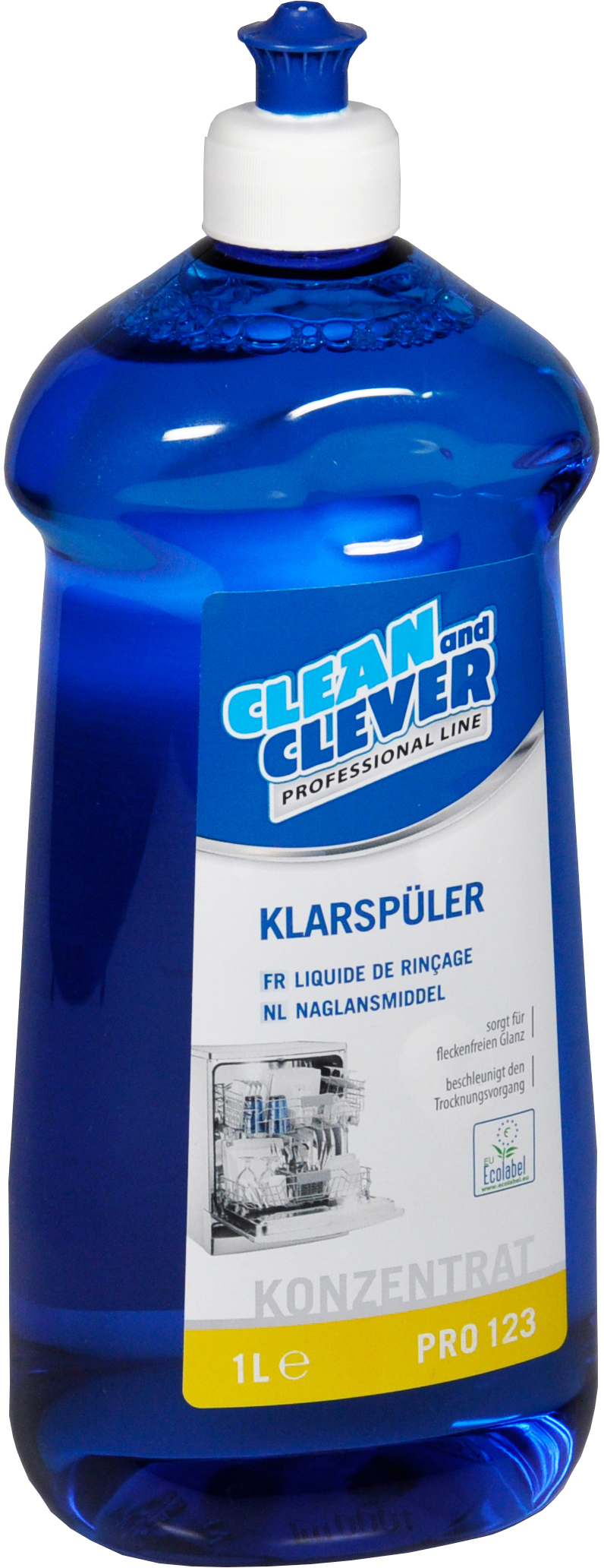 photo CLEAN AND CLEVER Produit rinçage 1Lt 9652 PRO123
