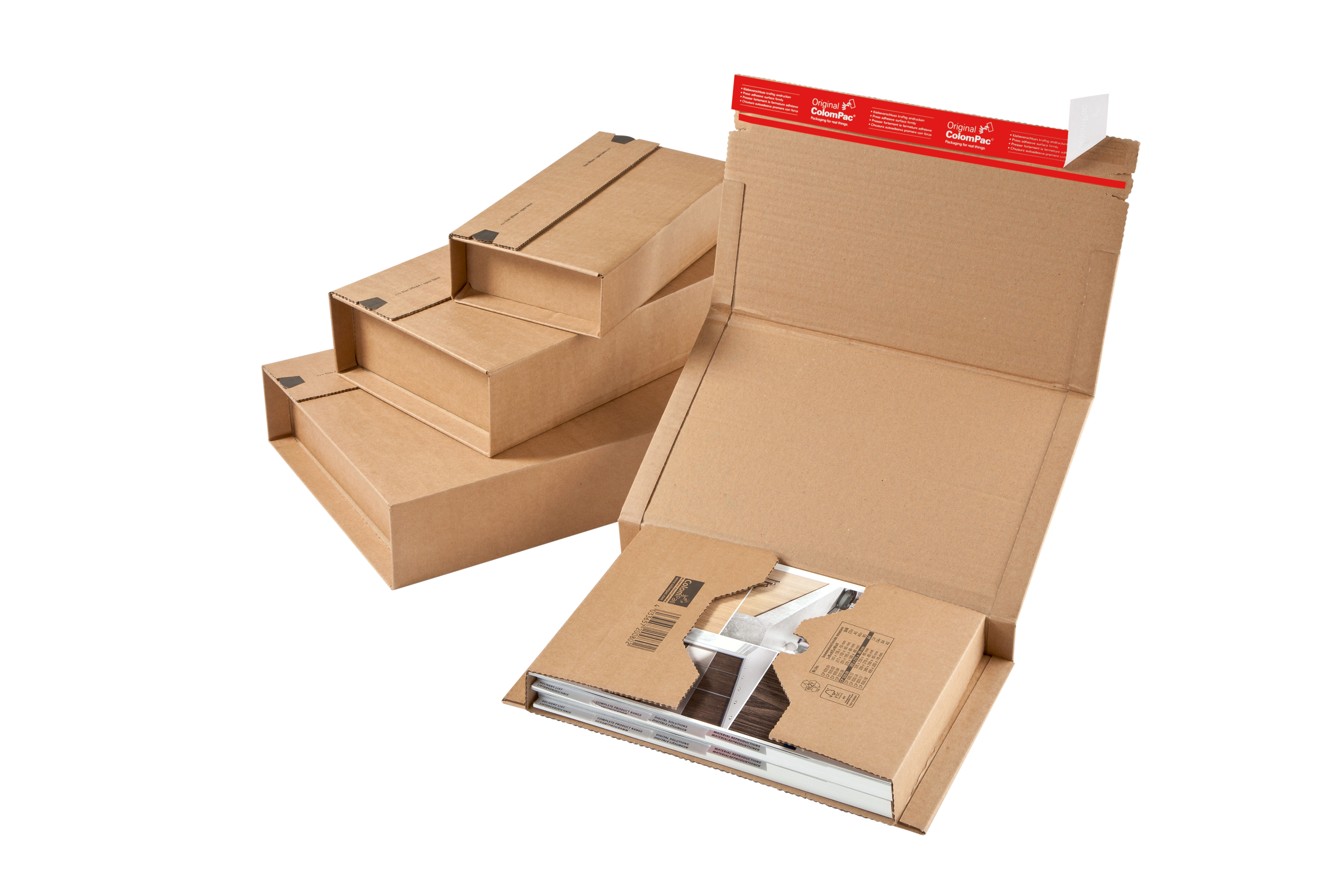 COLOMPAC Emballage univ. A5 2053502 217x155x60mm brun 20 pcs.