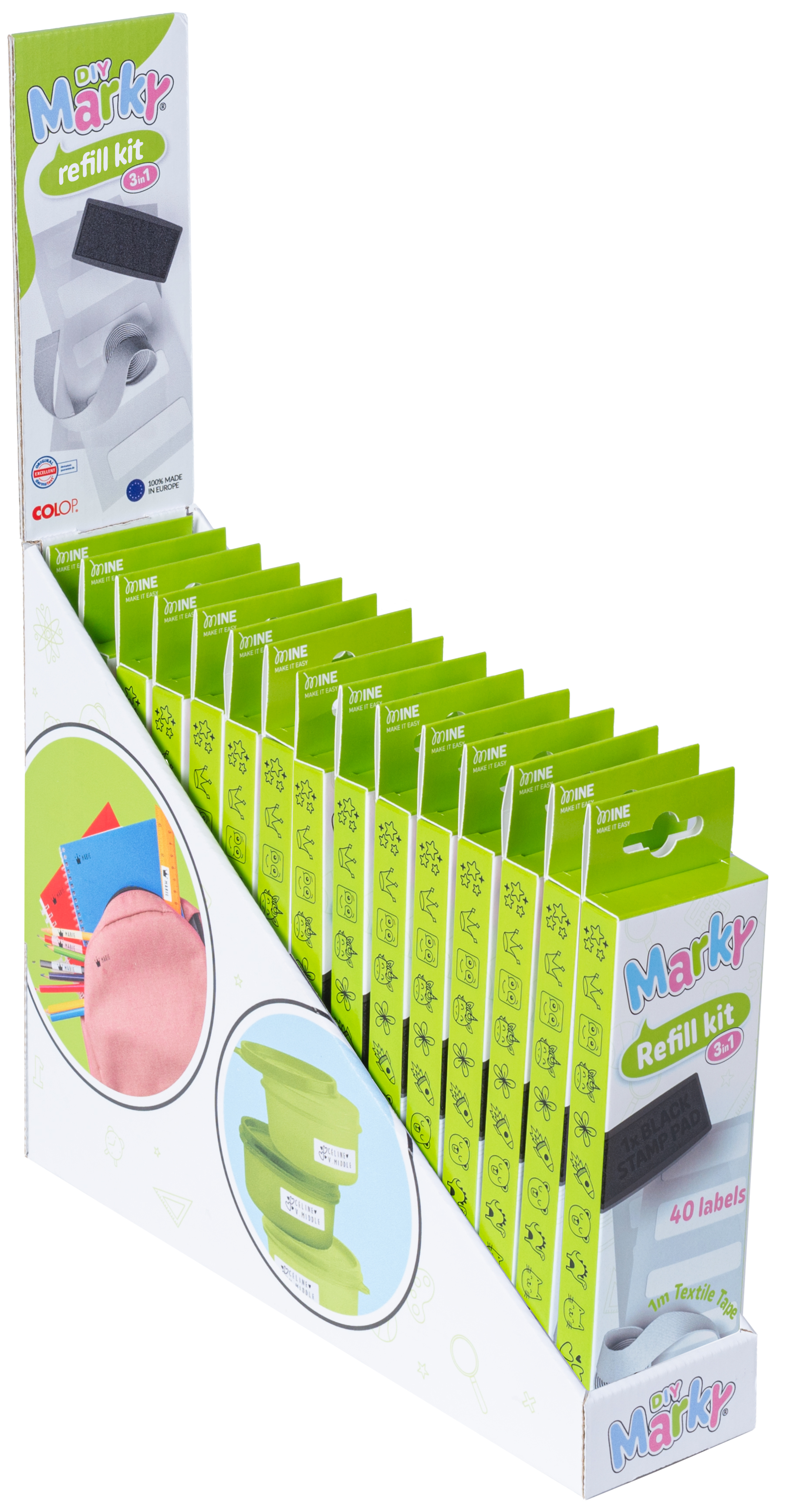 COLOP Tampon Marky 167197 Refillkit 16 piéces