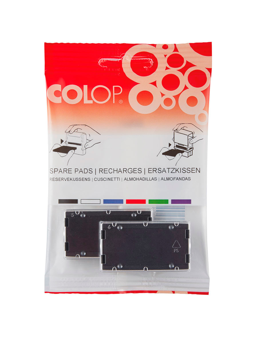 COLOP Tampon encreur E/10 rouge 2 pcs.