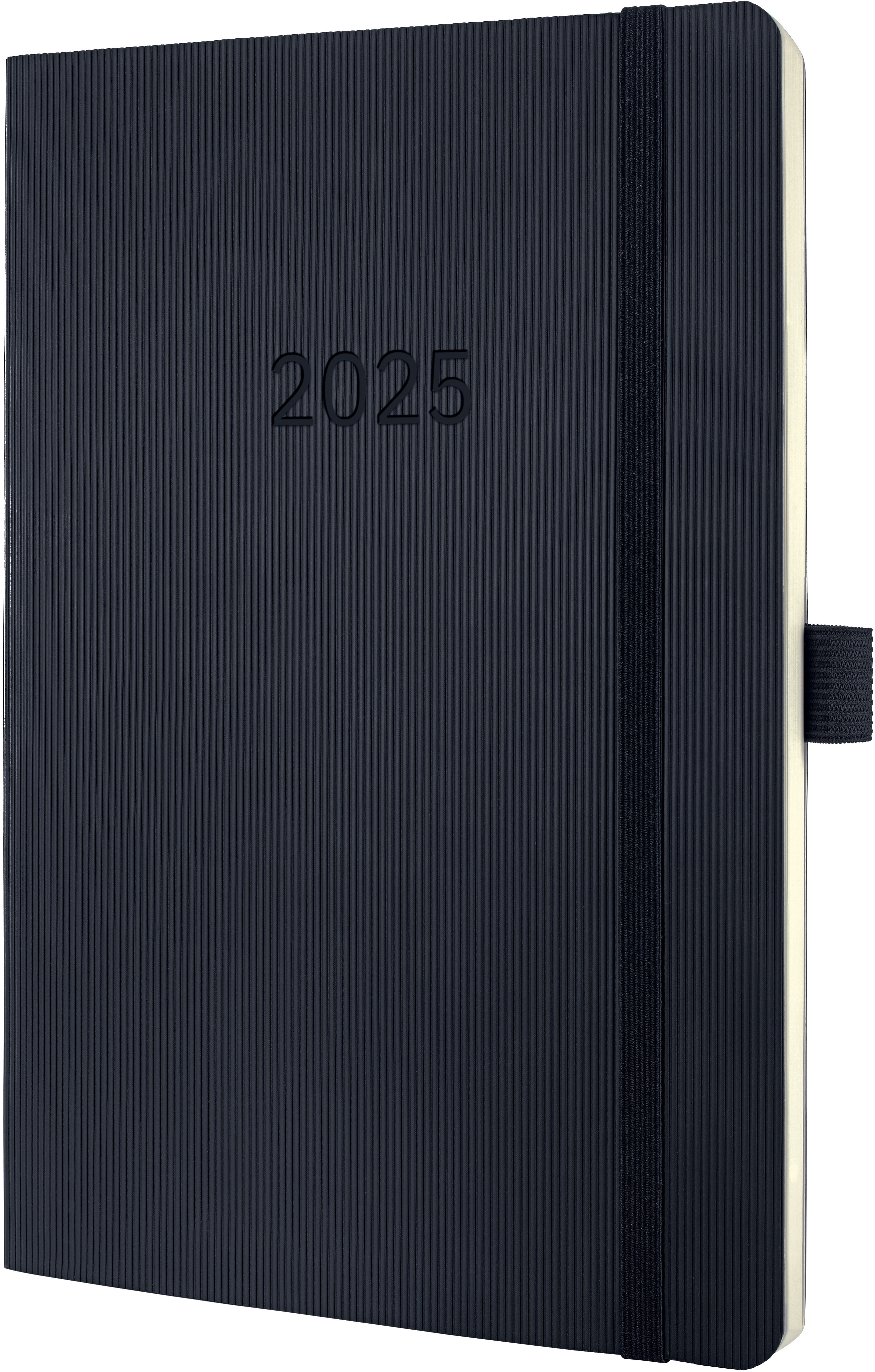 CONCEPTUM Calendrier semainier 2025 C2522 1S/2P noir 13.5x21cm
