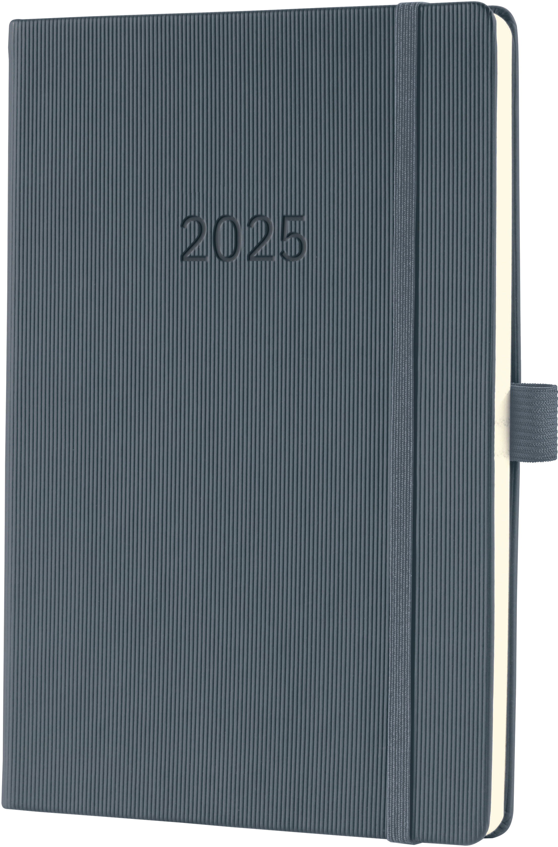 CONCEPTUM Calendrier semainier 2025 C2566 1S/2P gris f. 21.3x14.8cm