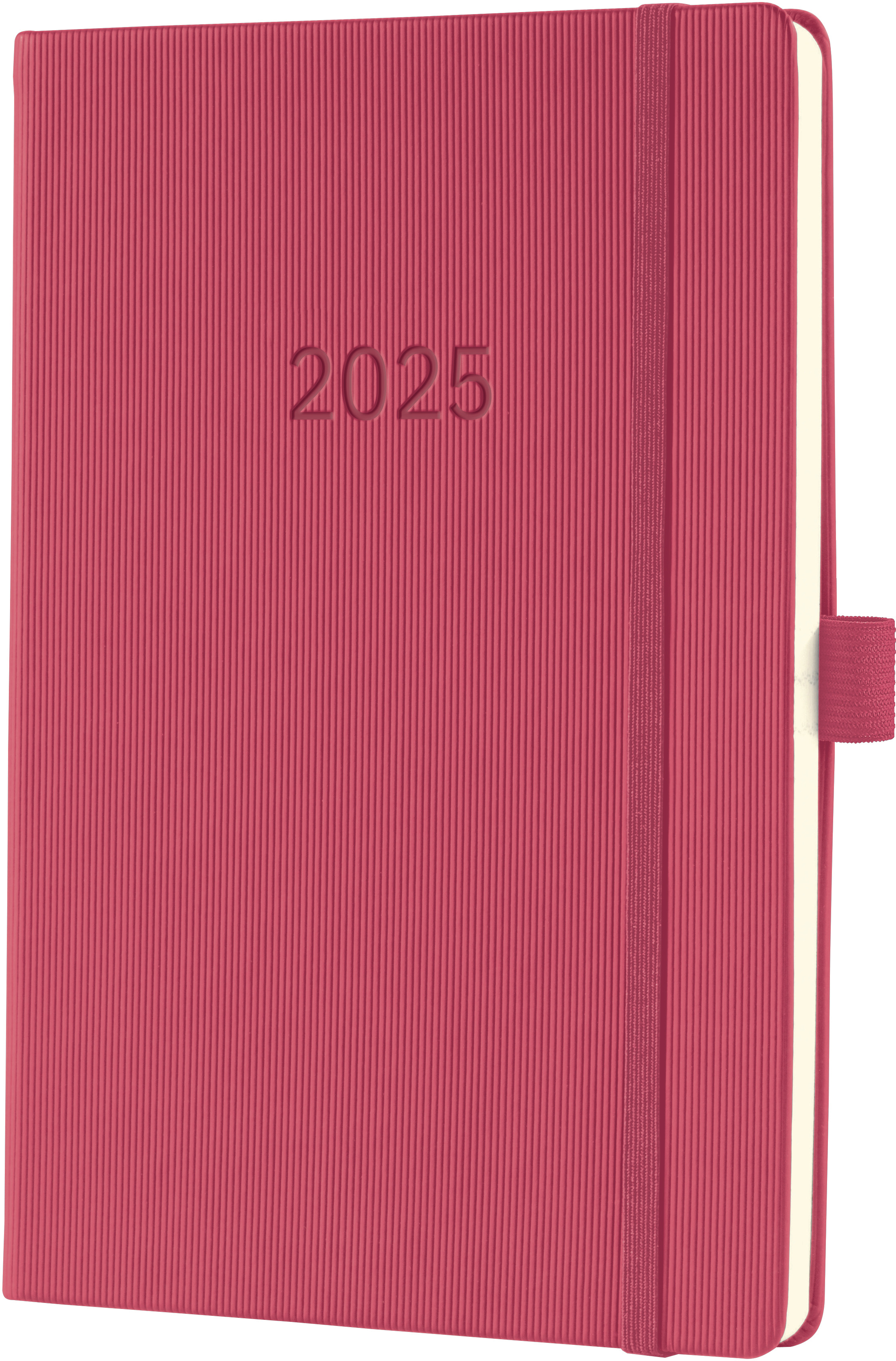 CONCEPTUM Calendrier semainier 2025 C2570 1S/2P rouge 21.3x14.8cm