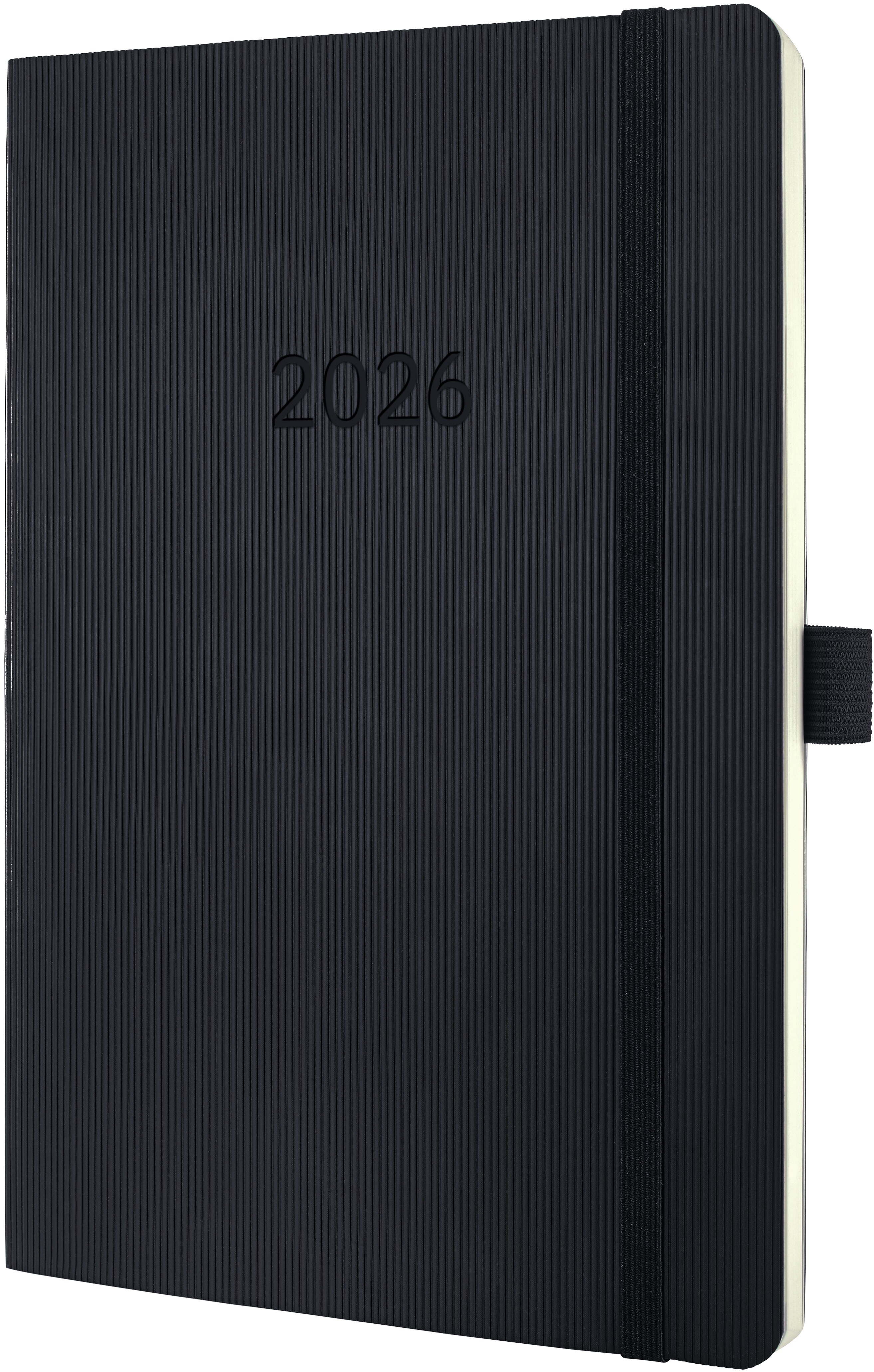 photo CONCEPTUM Calendrier semainier 2026 C2622 1S/2P noir 21x13.5cm
