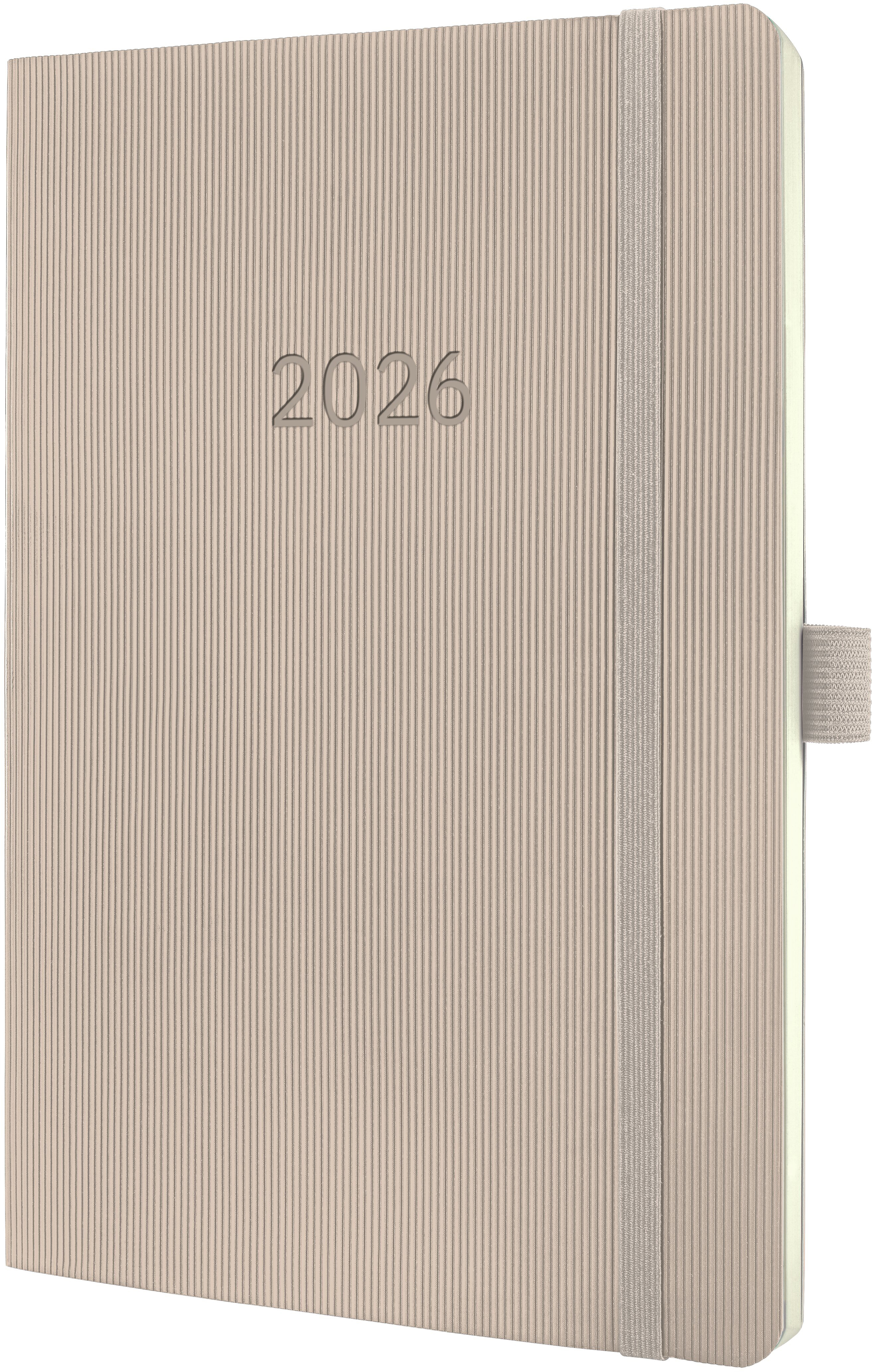 photo CONCEPTUM Calendrier semainier 2026 C2630 1S/2P taupe 21x13.5cm
