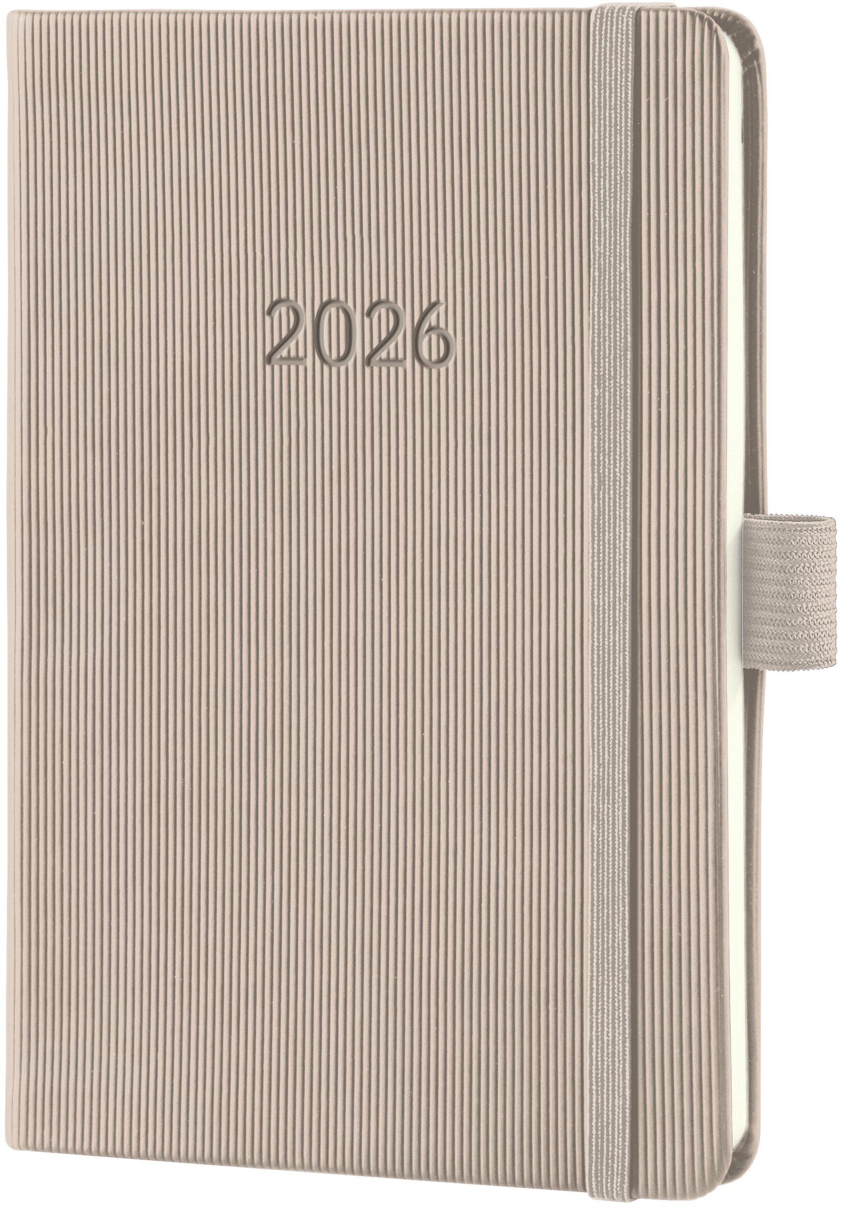 photo CONCEPTUM Calendrier semainier 2026 C2661 1S/2P taupe 15.1x10.8cm