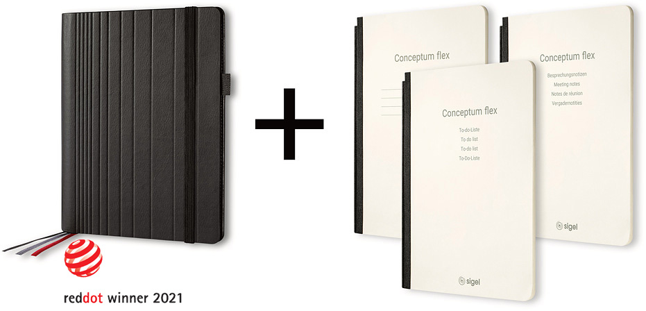 CONCEPTUM Business Organiser A5 CF131 Conceptum flex Set noir