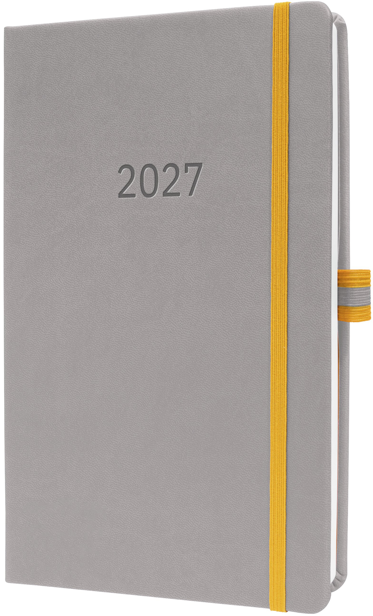 photo CONCEPTUM Cal. semainier Linescape 2027 L2704 1S/2P gris clair 14.8x21.3cm