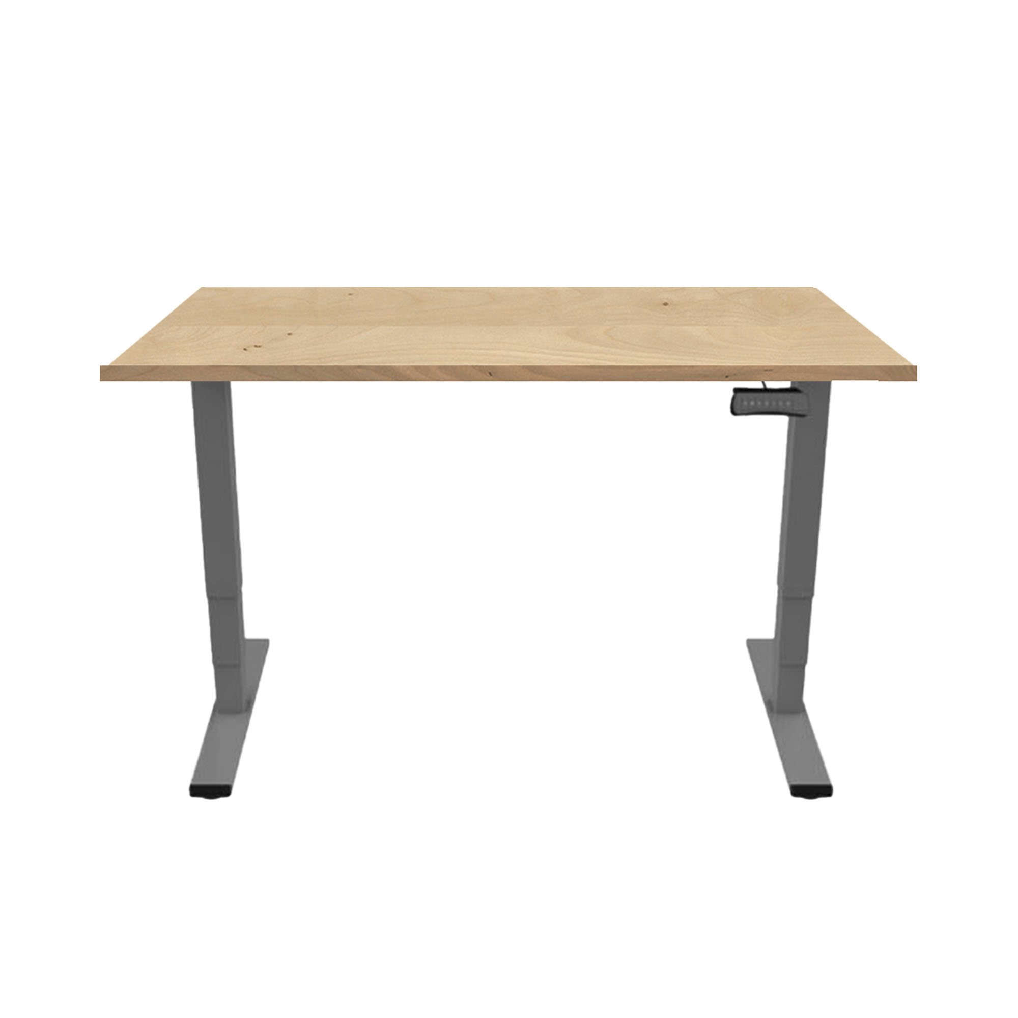 photo CONTINI Table de bureau 160x80cm 101153 érable/gris, ET225E