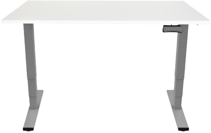 photo CONTINI Table de bureau 140x80cm 101198 blanc/gris, ET225E