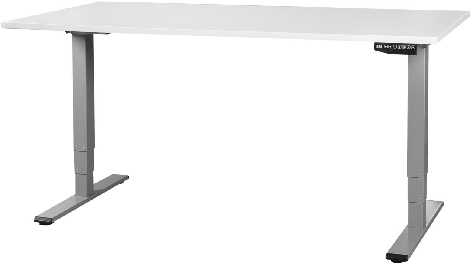 photo CONTINI Table de bureau 160x80cm 101200 gris/gris, ET225E