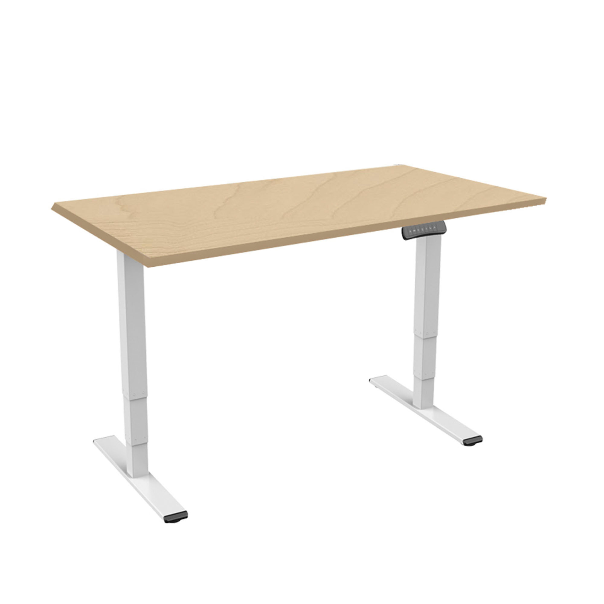 photo CONTINI Table de bureau 160x80cm 103262 blanc/braun