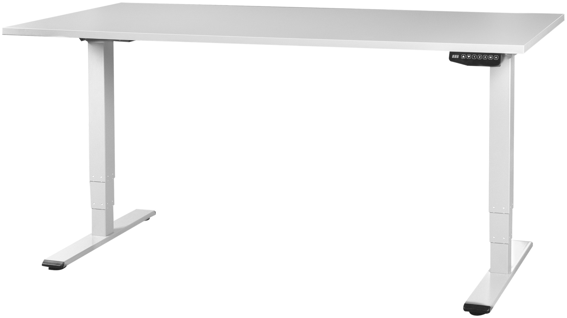 photo CONTINI Table de bureau 200x90cm 103666 gris/blanc