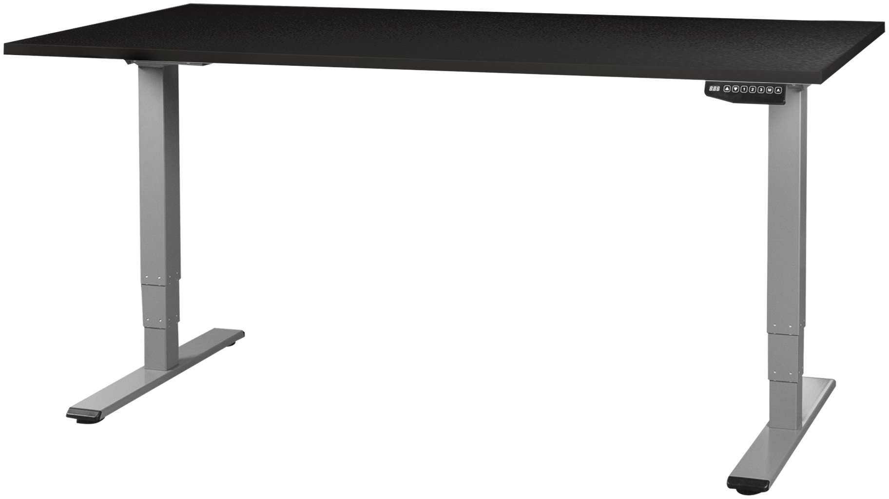 photo CONTINI Table de bureau 200x90cm 115219 gris/noir