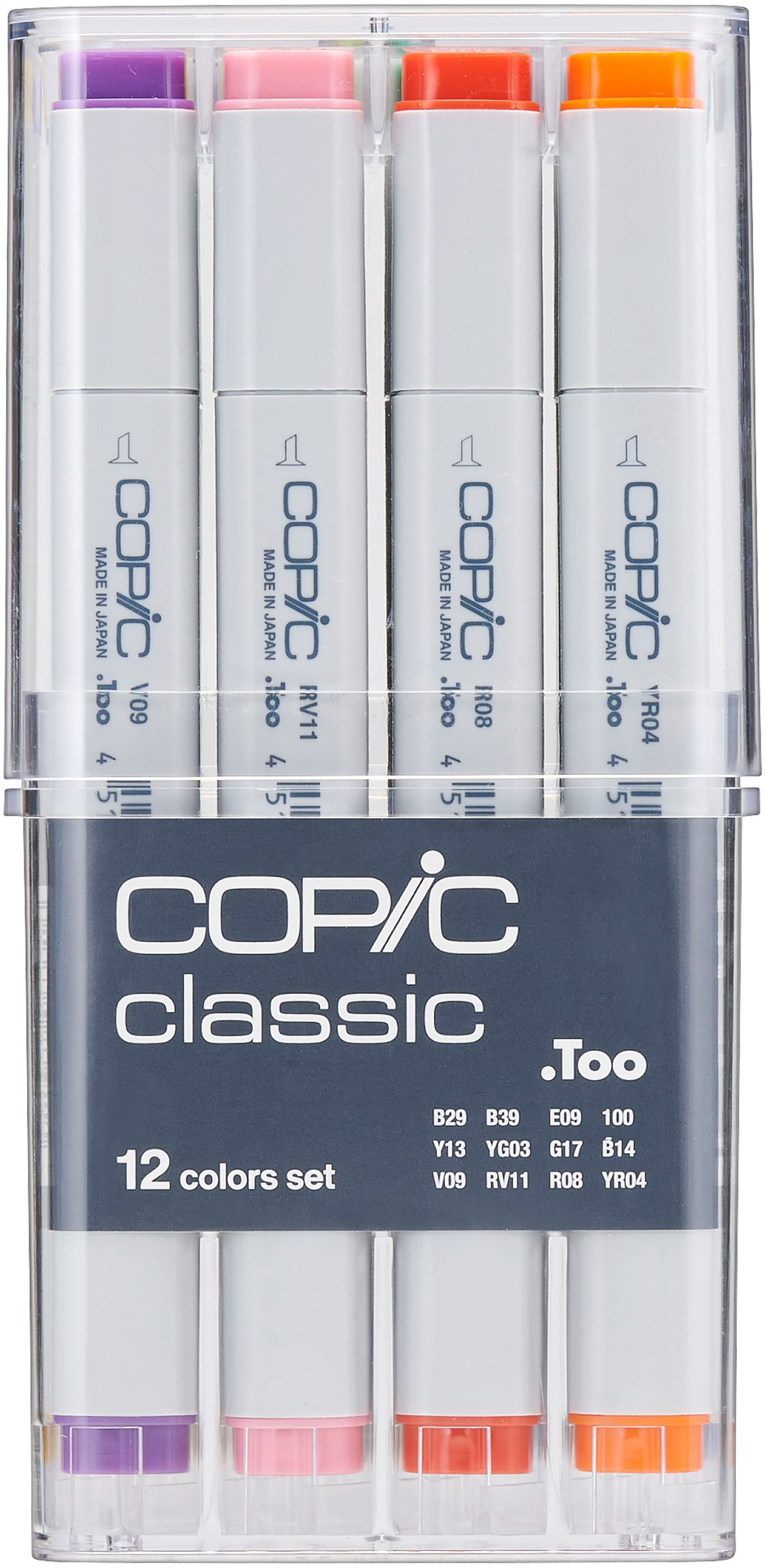 COPIC Marker Classic 2007502 Basis-Set, 12 pcs.