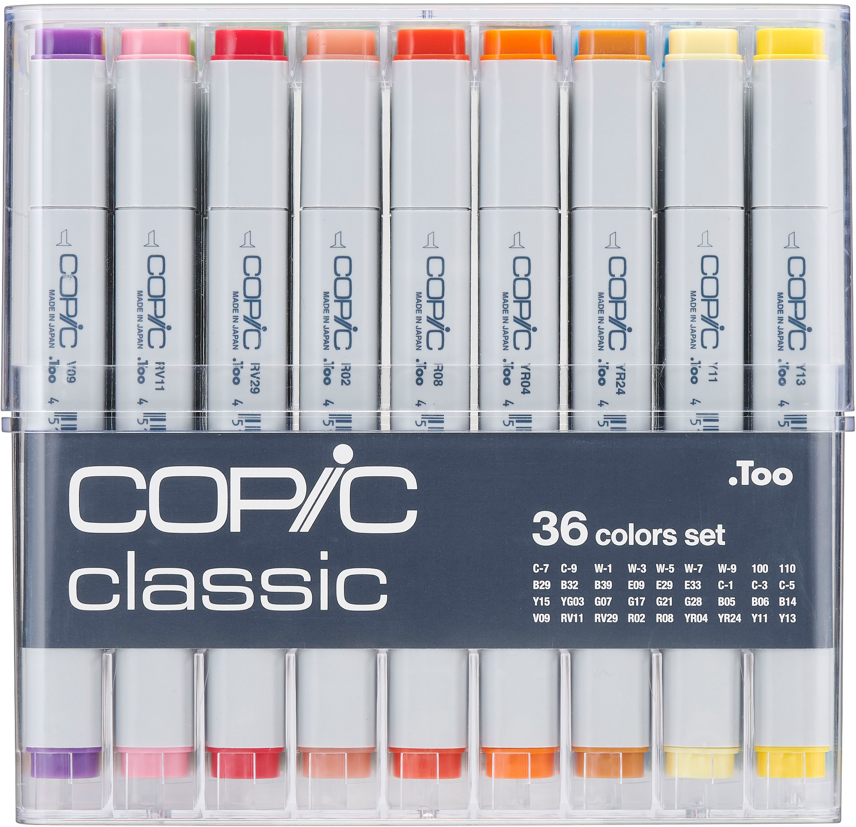 COPIC Marker Classic 20075158 Basis-Set, 36 pcs.