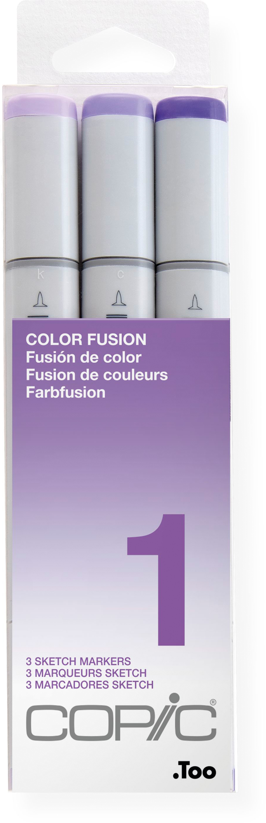 COPIC Marker Sketch 21075651 Set Color Fusion 1, 3 pcs.