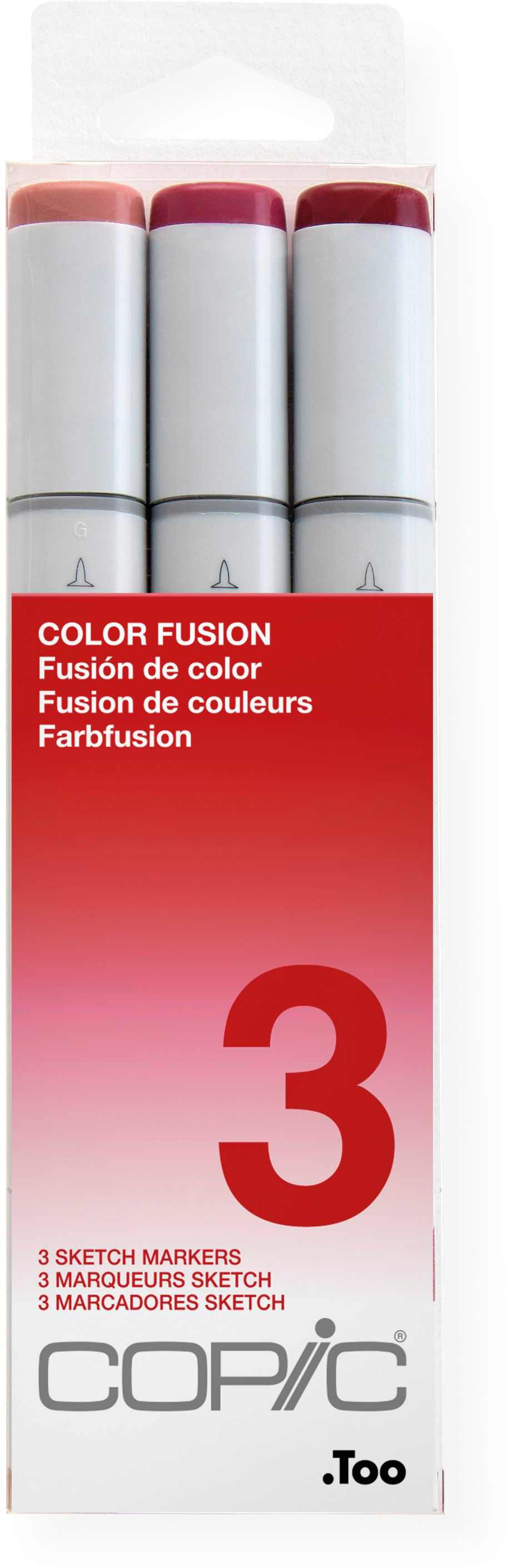 COPIC Marker Sketch 21075653 Set Color Fusion 3, 3 pcs.