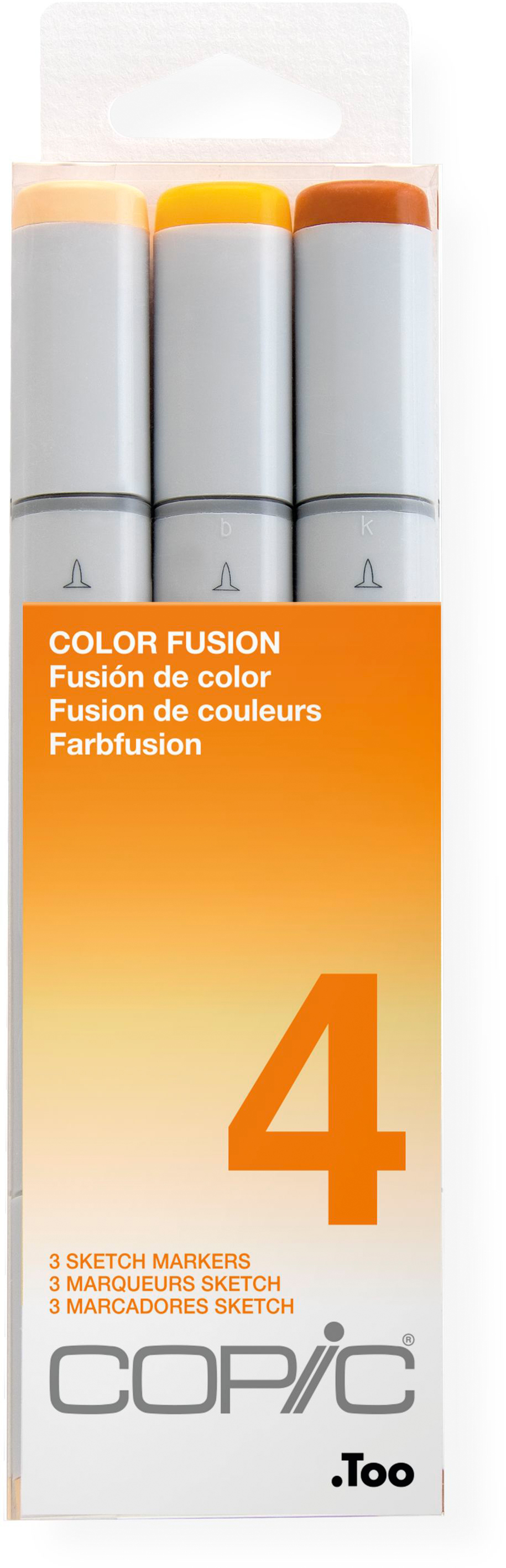 COPIC Marker Sketch 21075654 Set Color Fusion 4, 3 pcs.