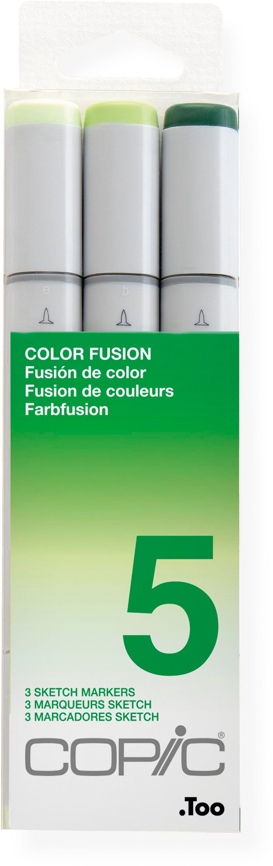 COPIC Marker Sketch 21075655 Set Color Fusion 5, 3 pcs.