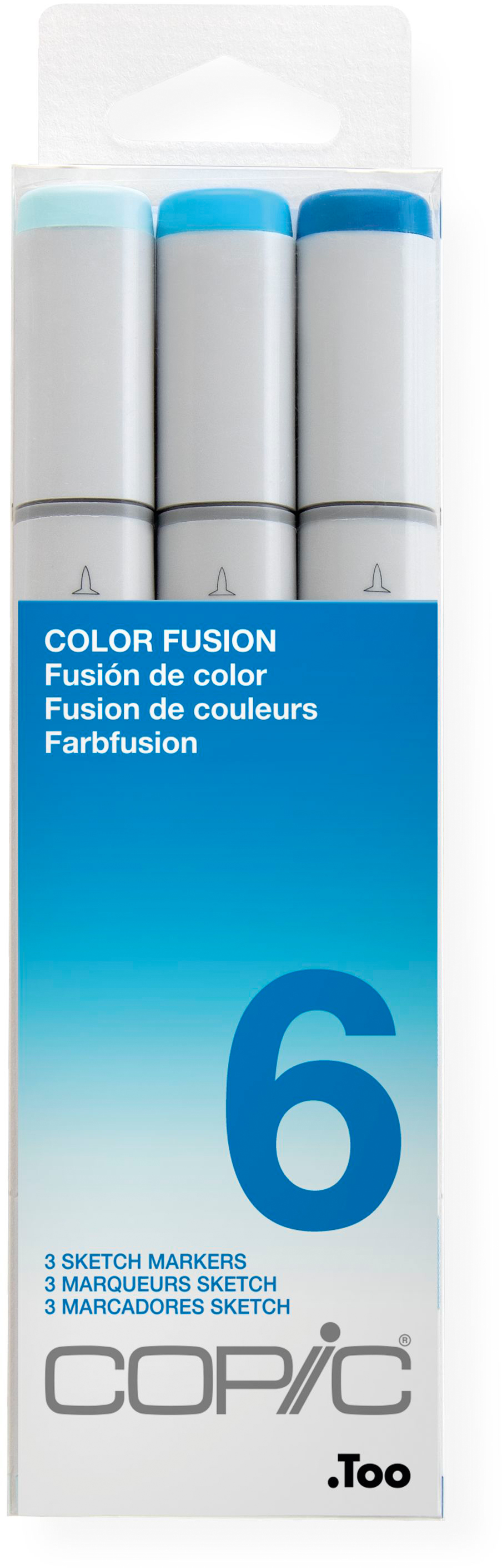 COPIC Marker Sketch 21075656 Set Color Fusion 6, 3 pcs.