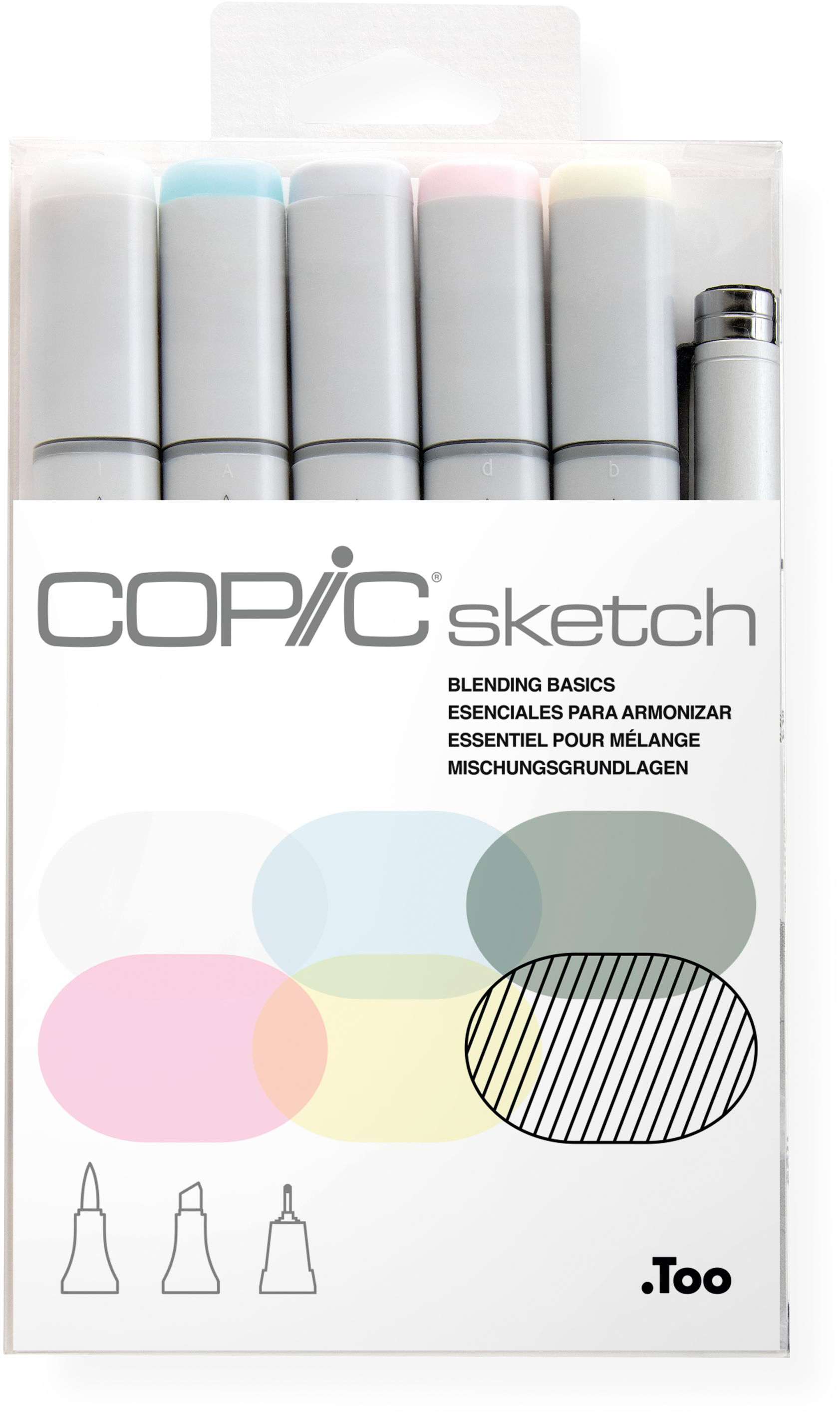 COPIC Marker Sketch 21075682 Set Blending Basic, 6 pcs.