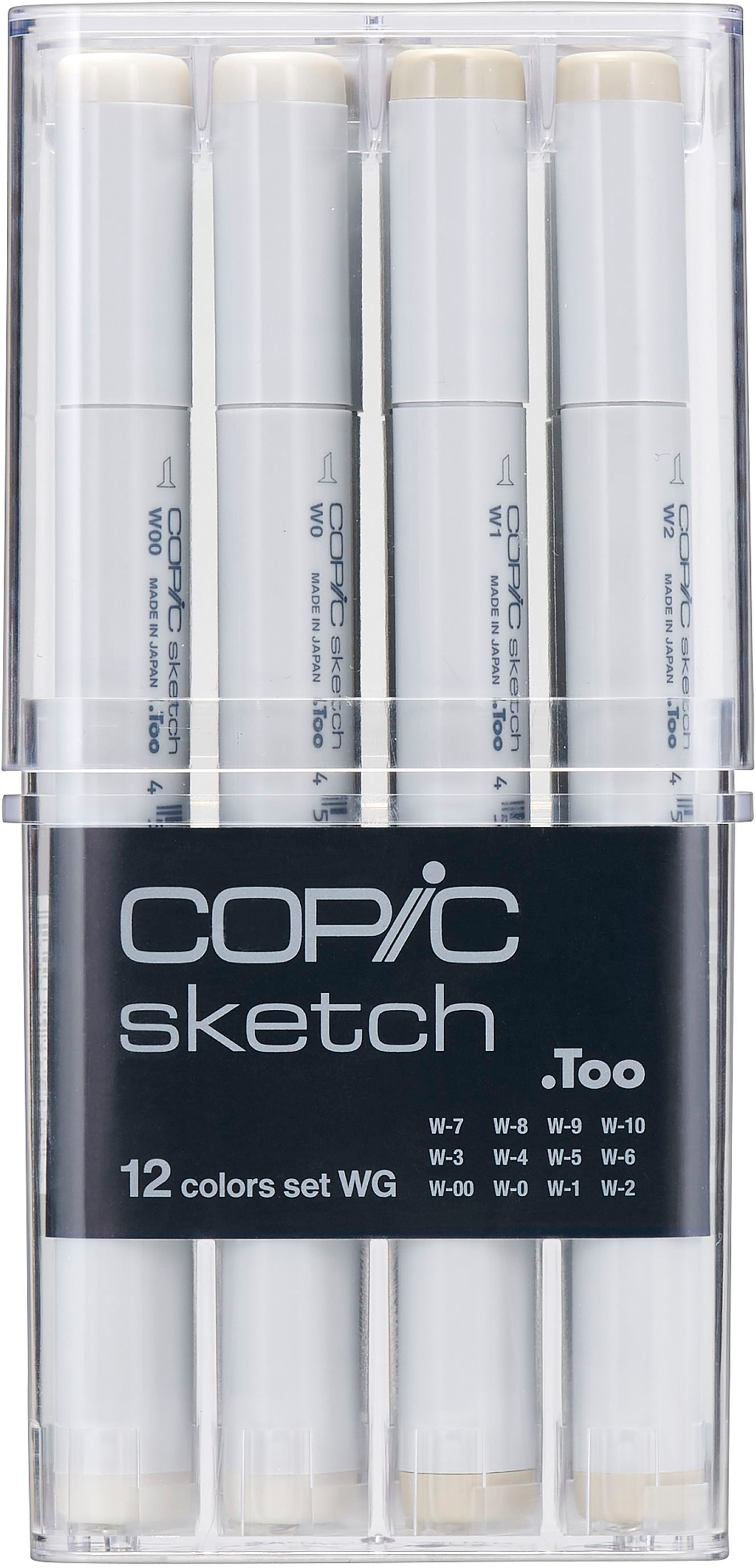 COPIC Marker Sketch 21075954 grey-Set WG, 12 pcs.