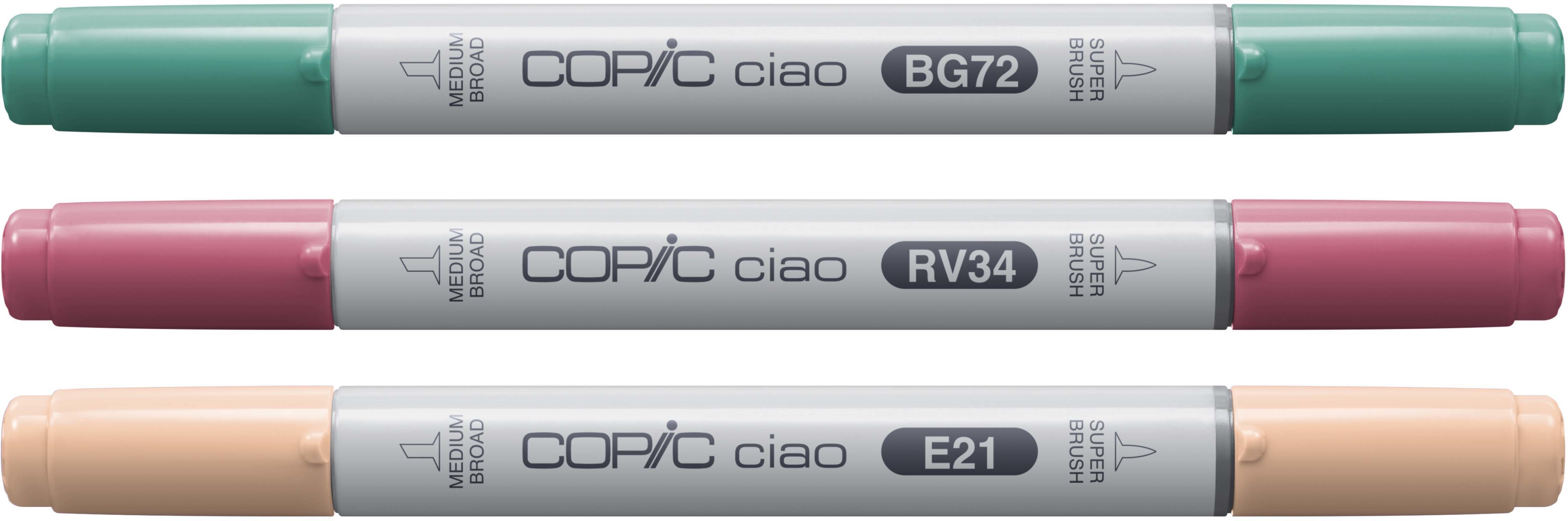 COPIC Marker Ciao 220750307 Vibrant Palette 3 pièces
