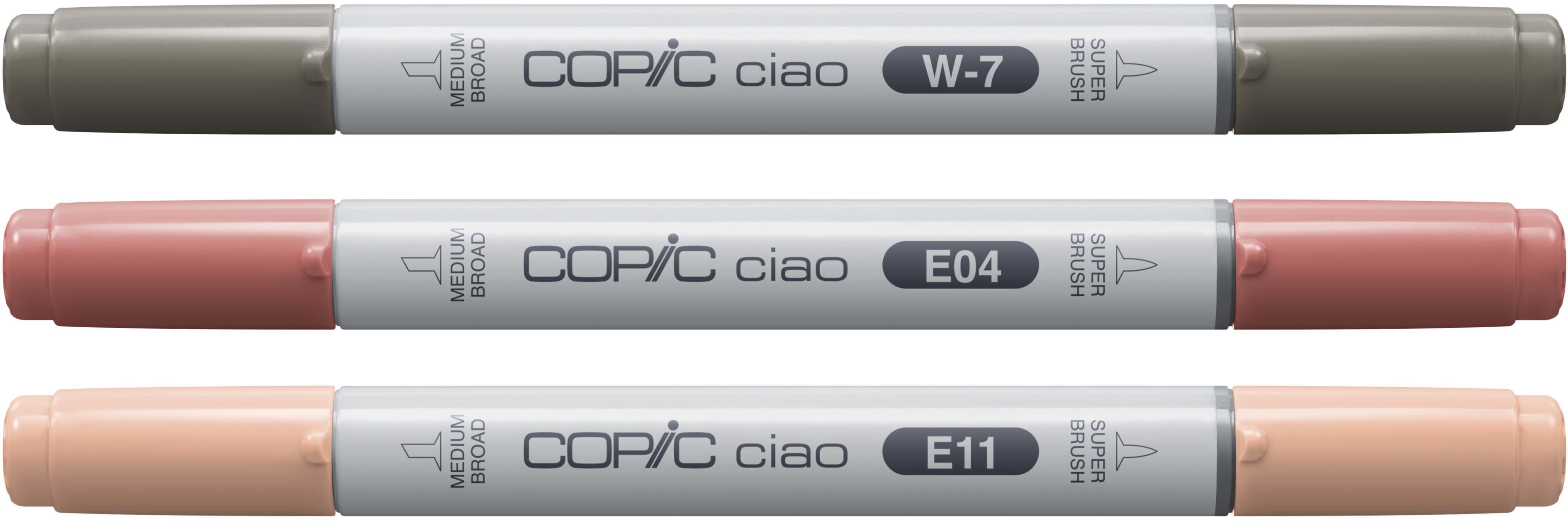 COPIC Marker Ciao 220750311 Warm Palette 3 pièces