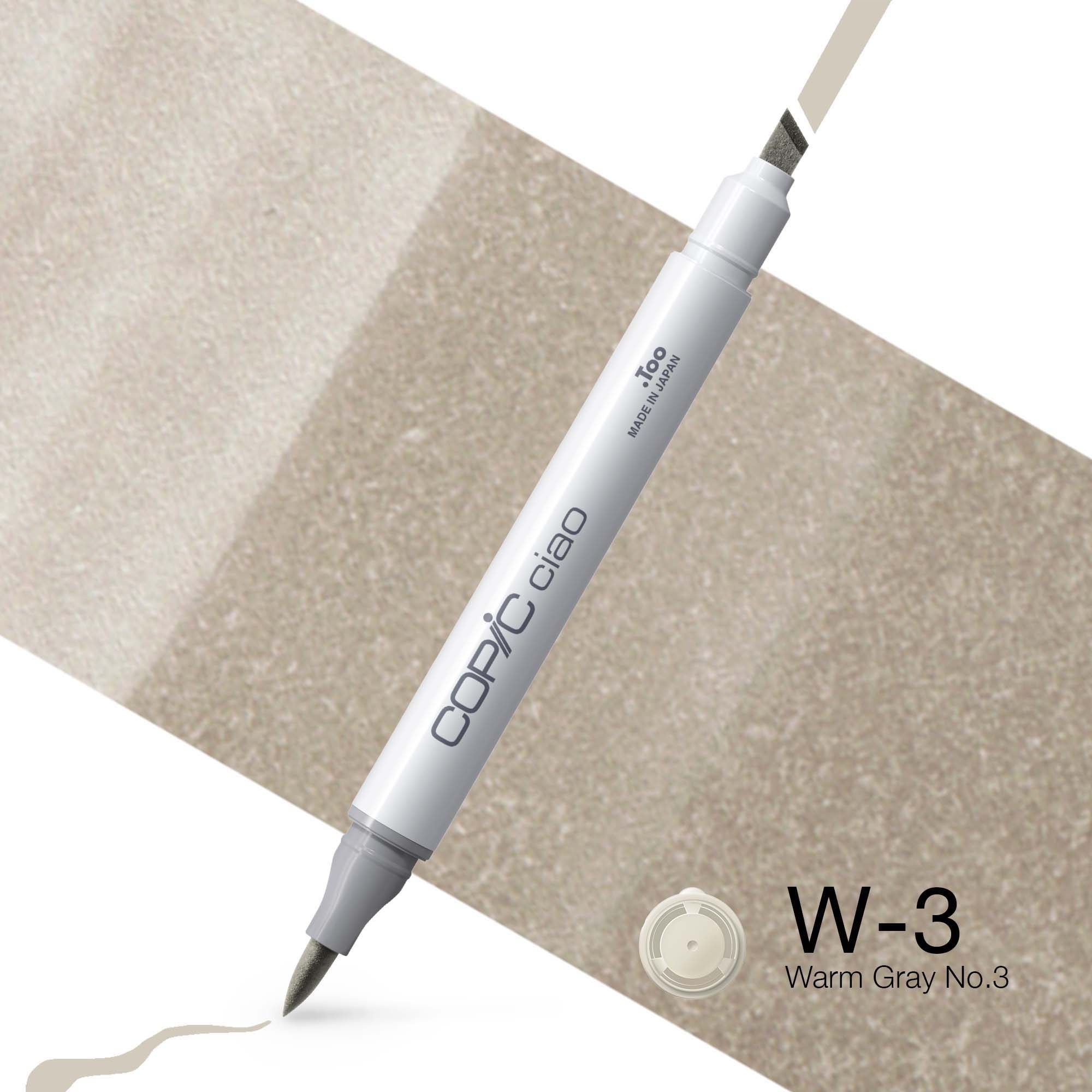 COPIC Marker Ciao 22075326 W-3 - Warm Grey No.3