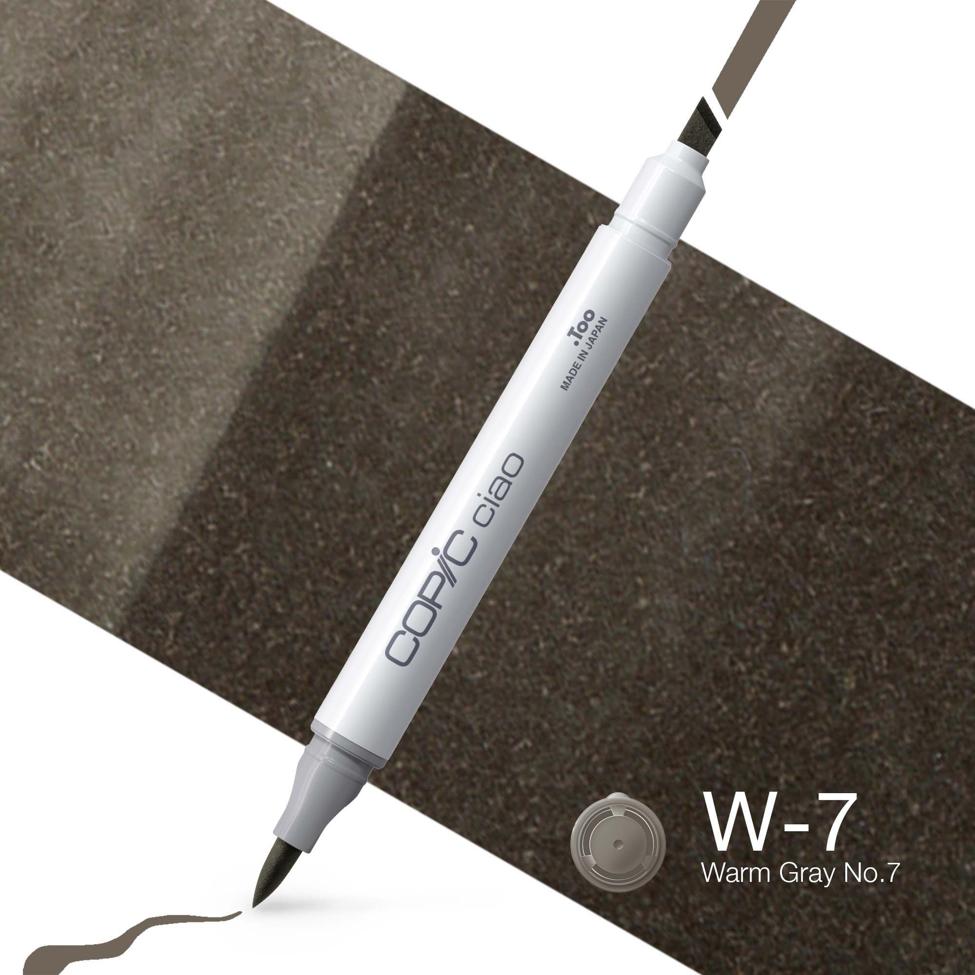 COPIC Marker Ciao 22075328 W-7 - Warm Grey No.7