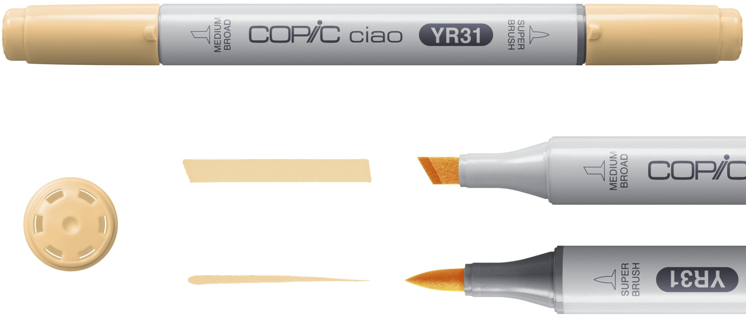 COPIC Marker Ciao 22075572 5+1 Set Hair Tones 1