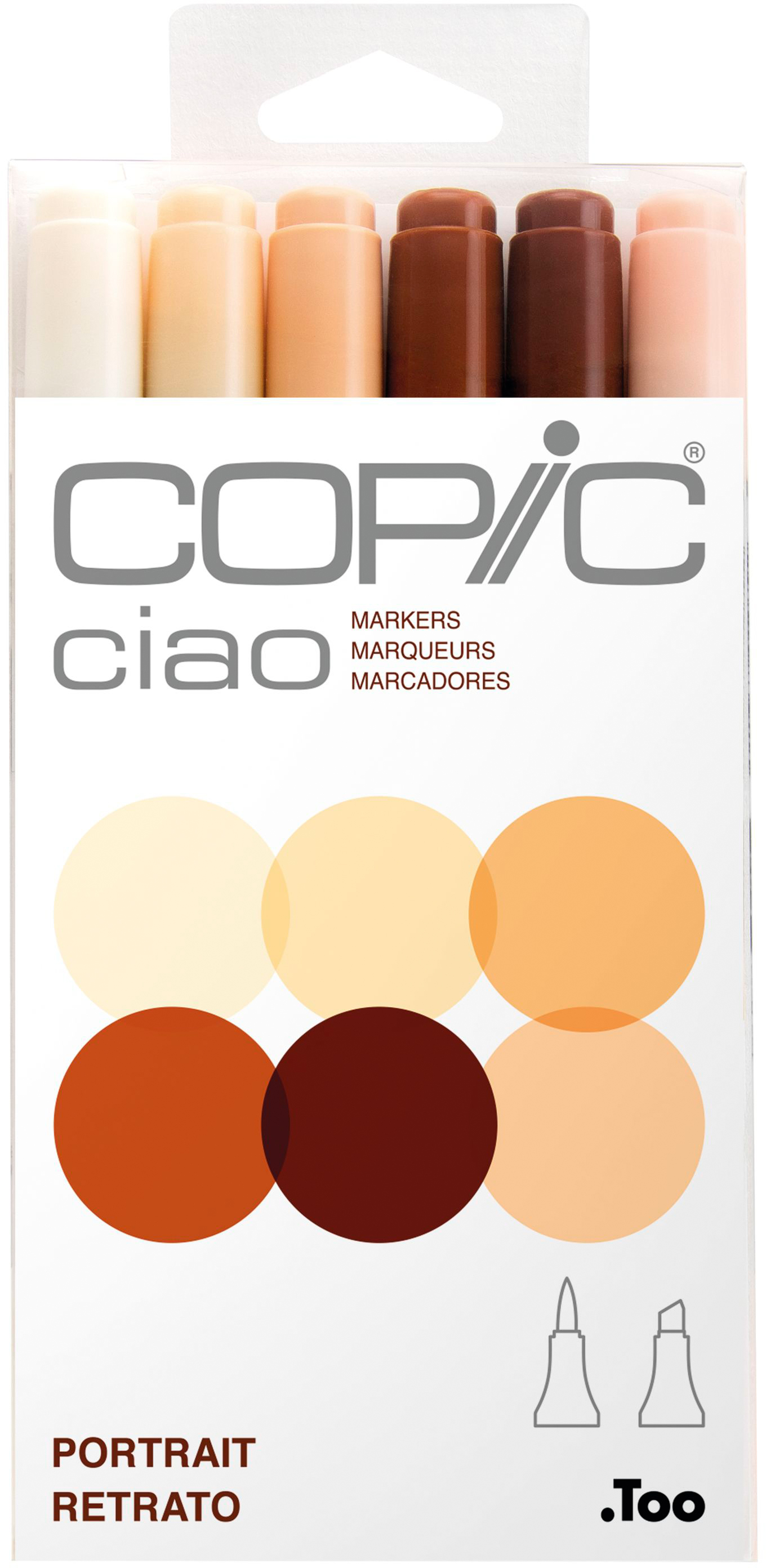 COPIC Marker Ciao 22075666 6er Set Porträt