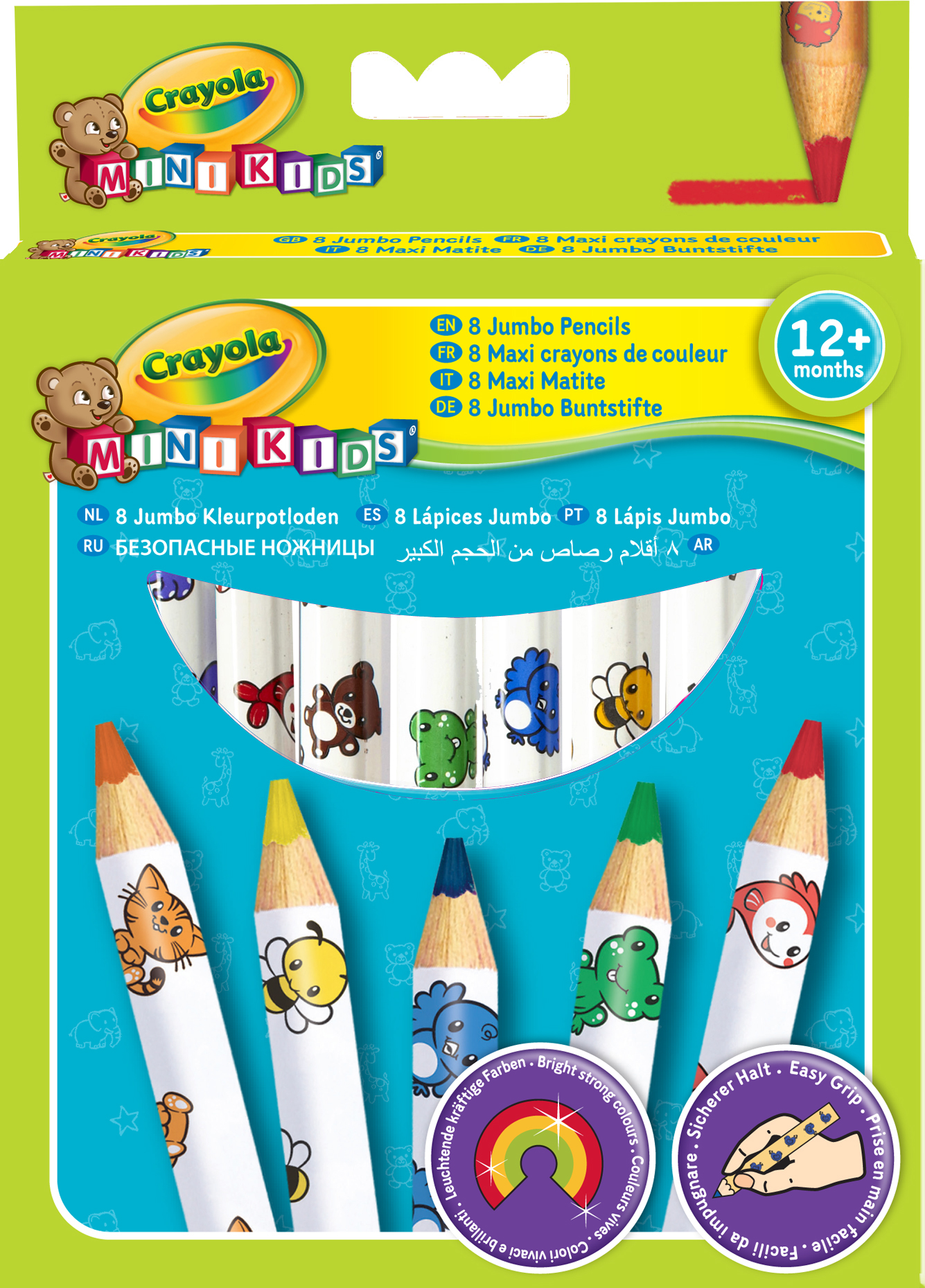 CRAYOLA Crayons de couleur géants 81-0008 8 pcs.