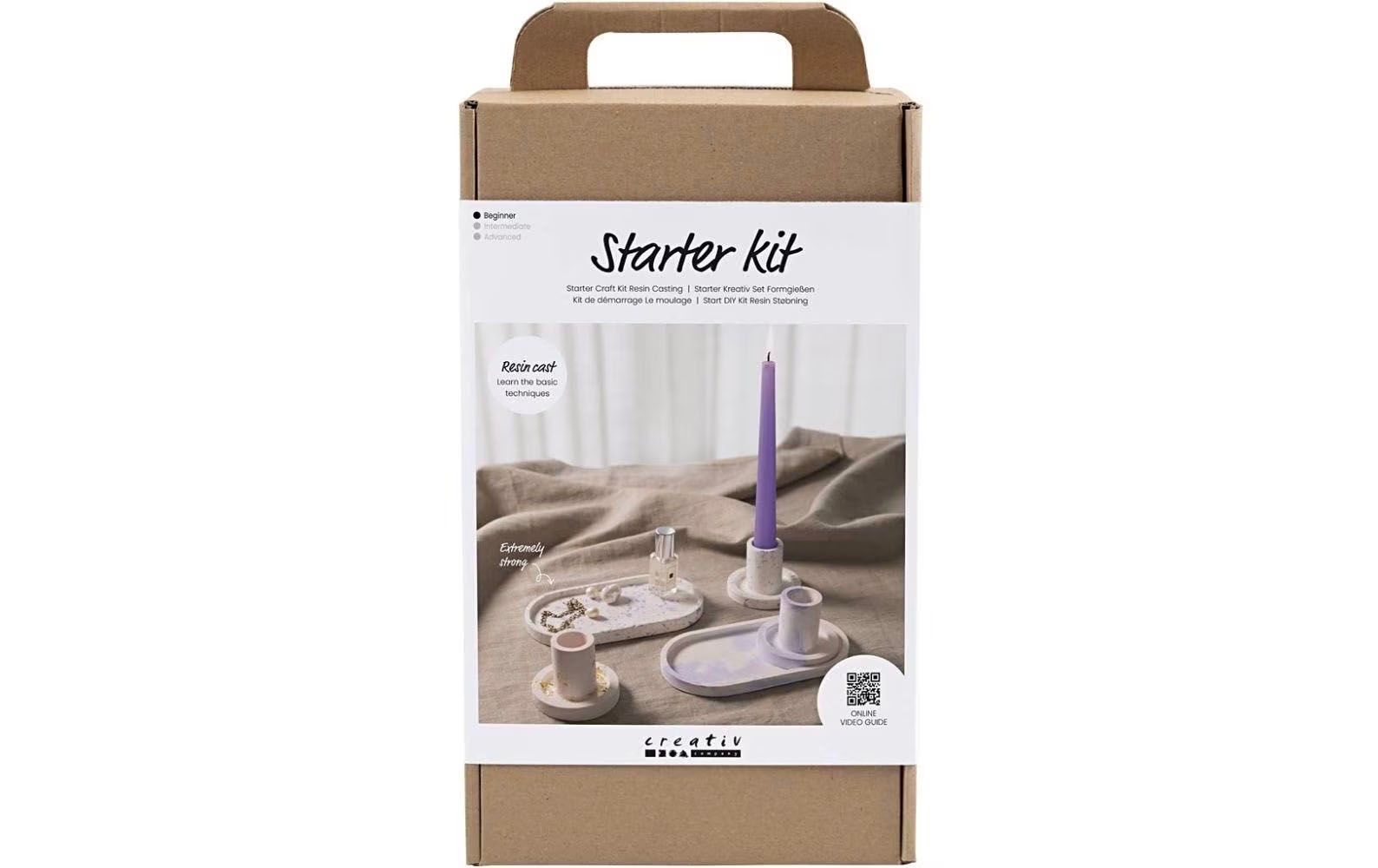 photo CREATIV COMPANY Kit de résine 1644287 Porte-bougie et Plateau