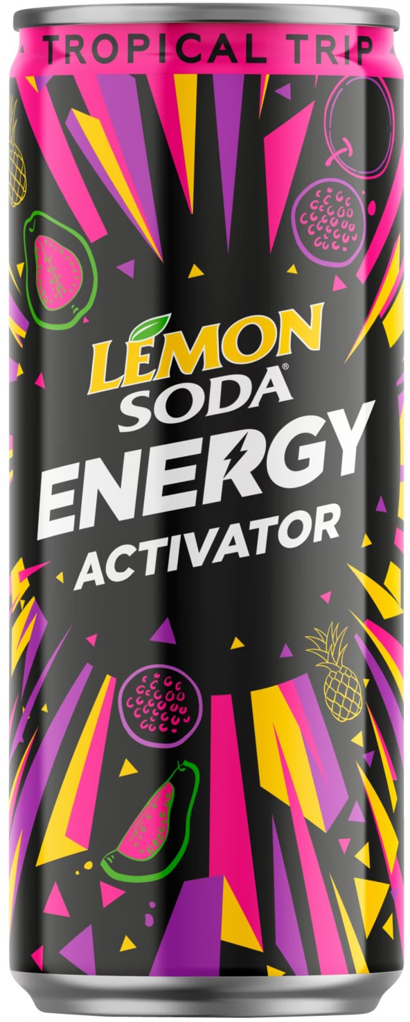 photo CRODO Lemon-Soda Energy PS84368 Tropical 33 cl, 12 pcs.