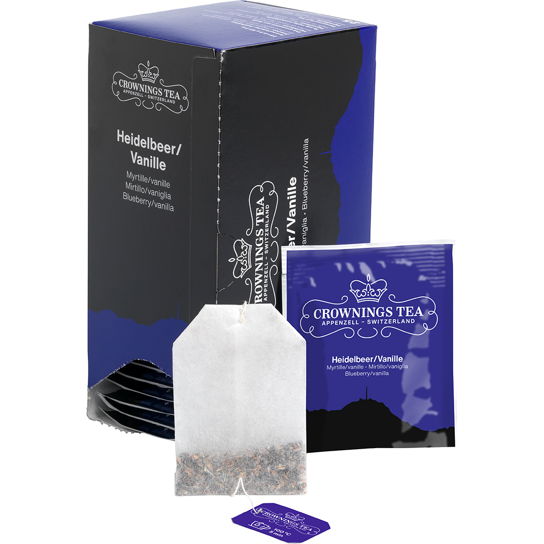 photo CROWNING'S Myrtille/Vanille 102288 Sachets 2.5g, 25 pcs.