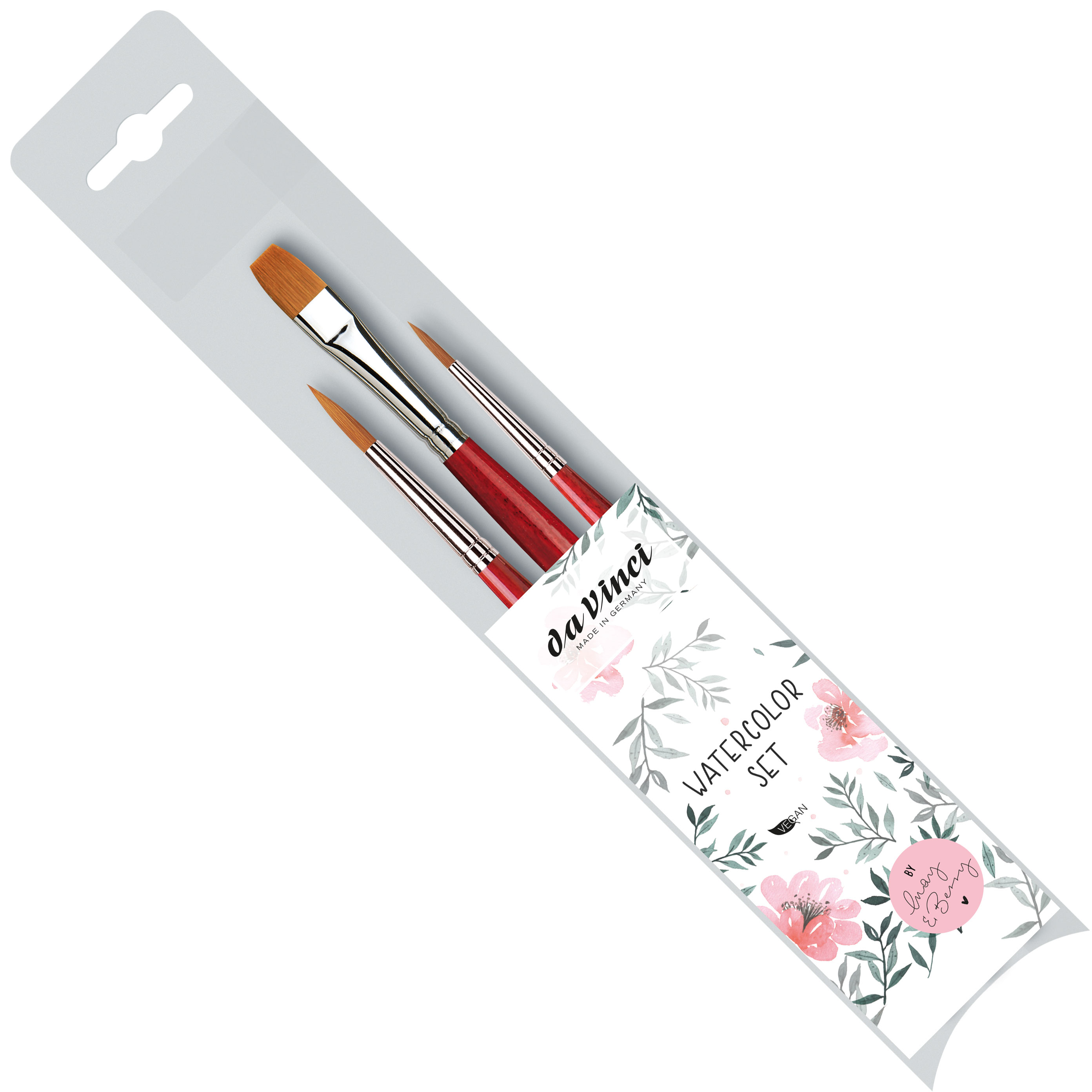 photo DA VINCI Pinceaux d'artiste Watercolor VA-5389_0 Taille ass., Synthétique 3 pcs