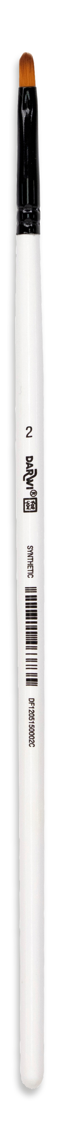 photo DARWI Pinceaux usé bombé 4mm DF1205150002C Taille 2, synthétique
