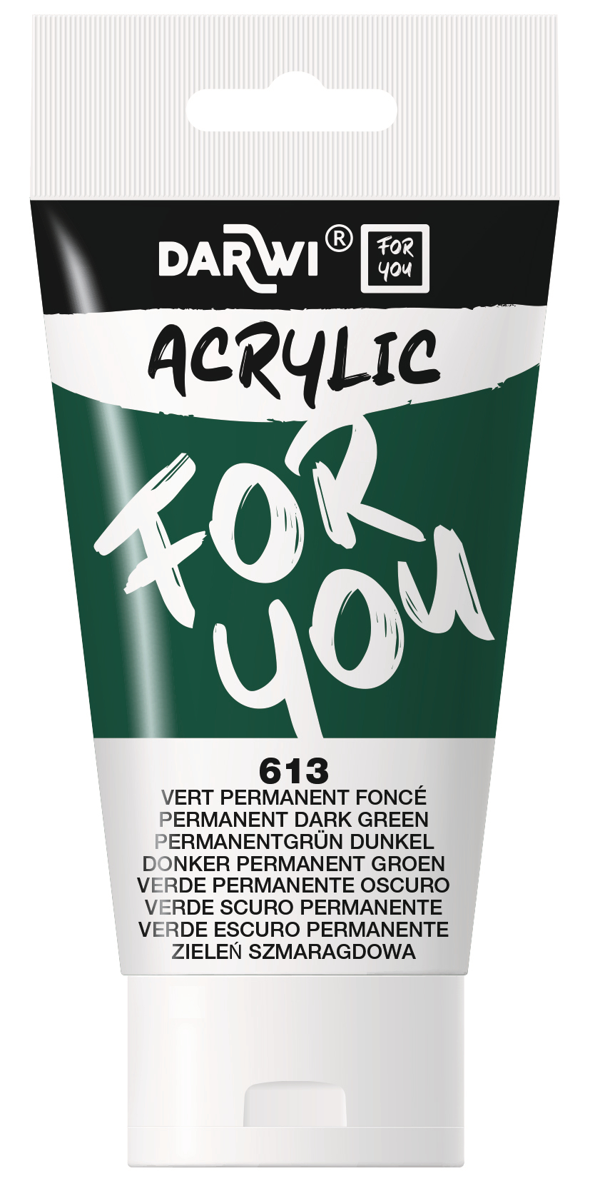 photo DARWI Peinture acrylique 75ml DF5150075613C Vert permanent foncé