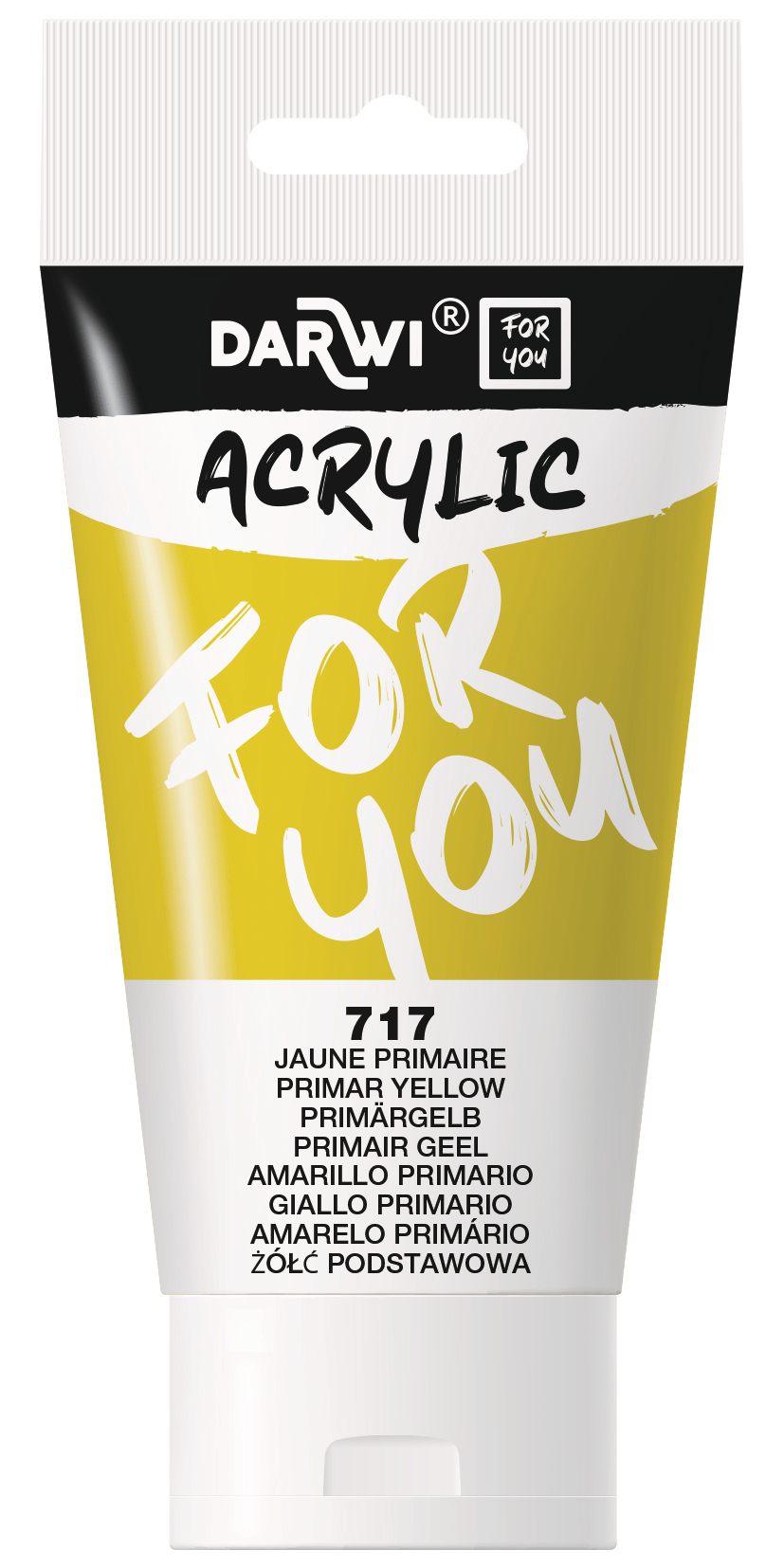 photo DARWI Peinture acrylique 75ml DF5150075717C Jaune primaire